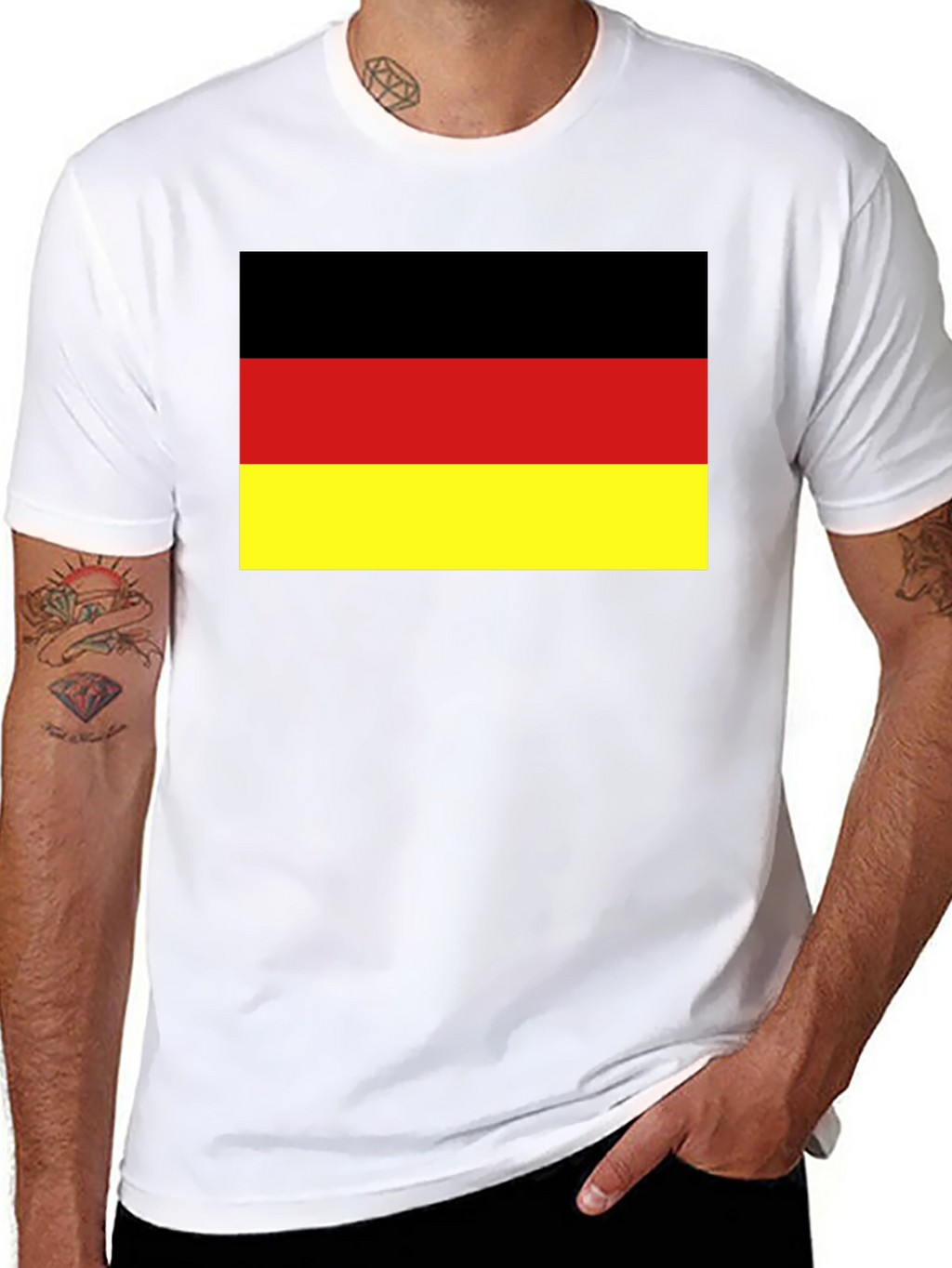 Germany Flag T-Shirt - Black German Pride Tee