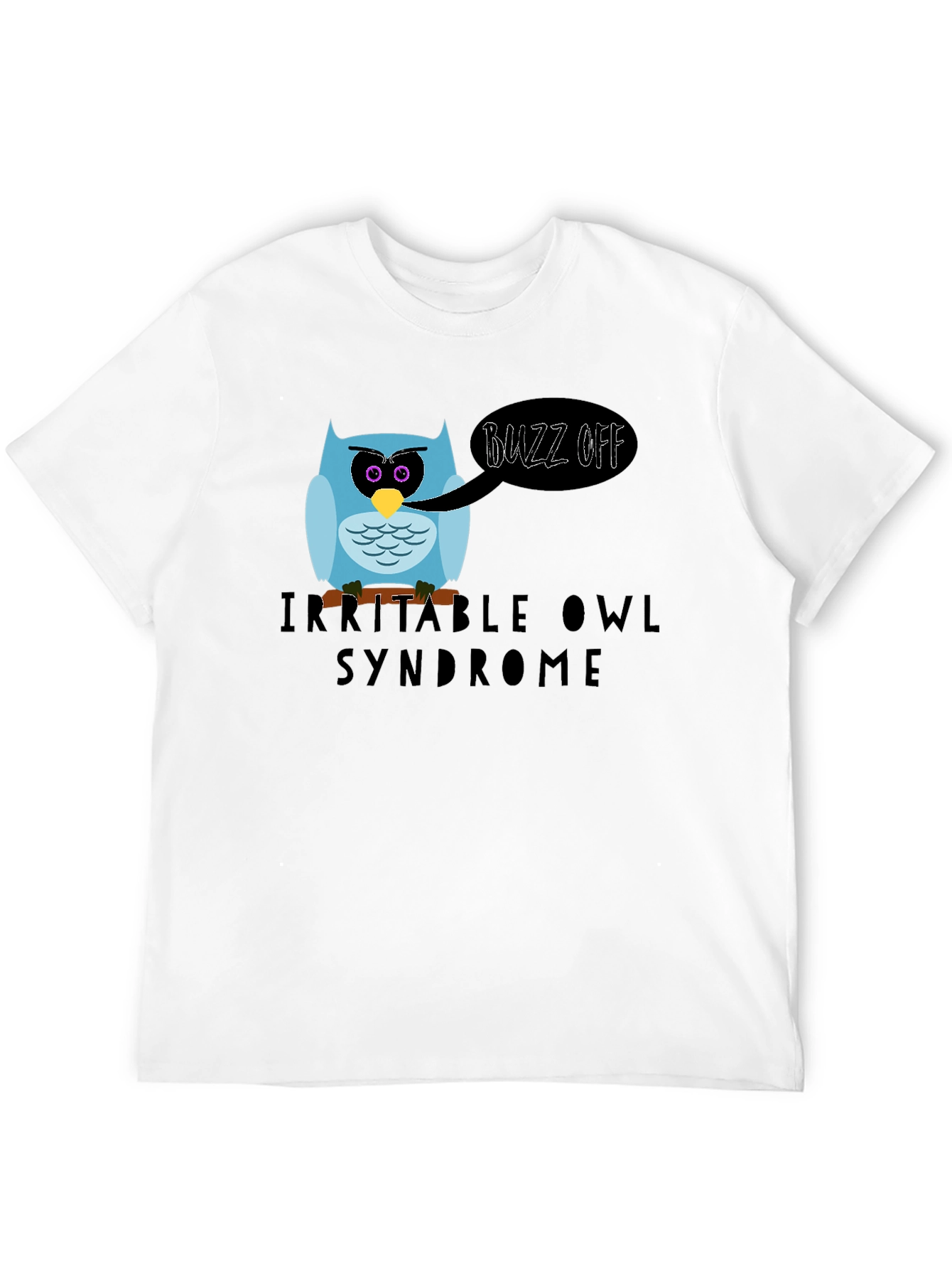 Irritable Owl Syndrome Graphic T-Shirt - Buzz Off!