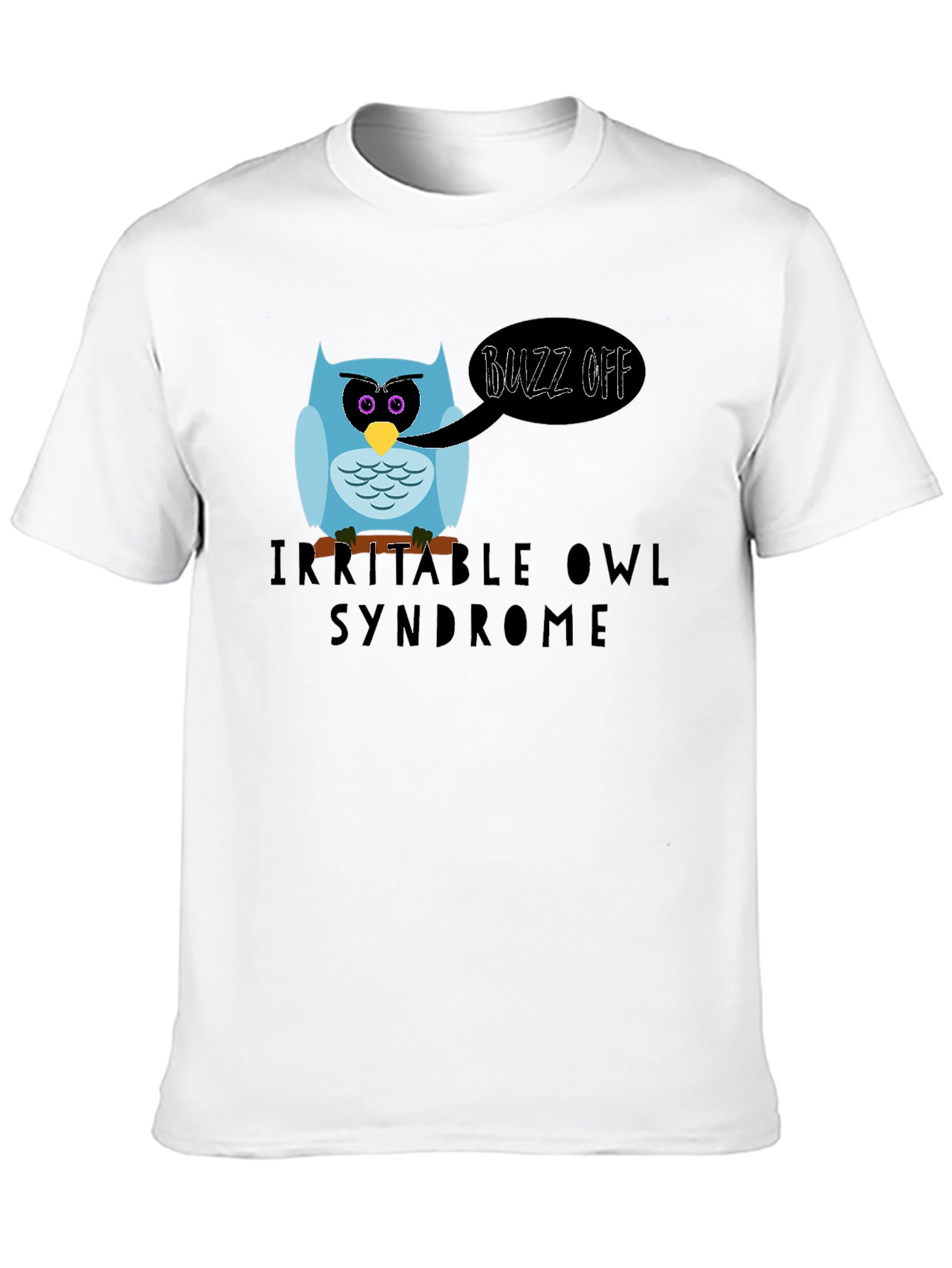 Irritable Owl Syndrome Graphic T-Shirt - Buzz Off!