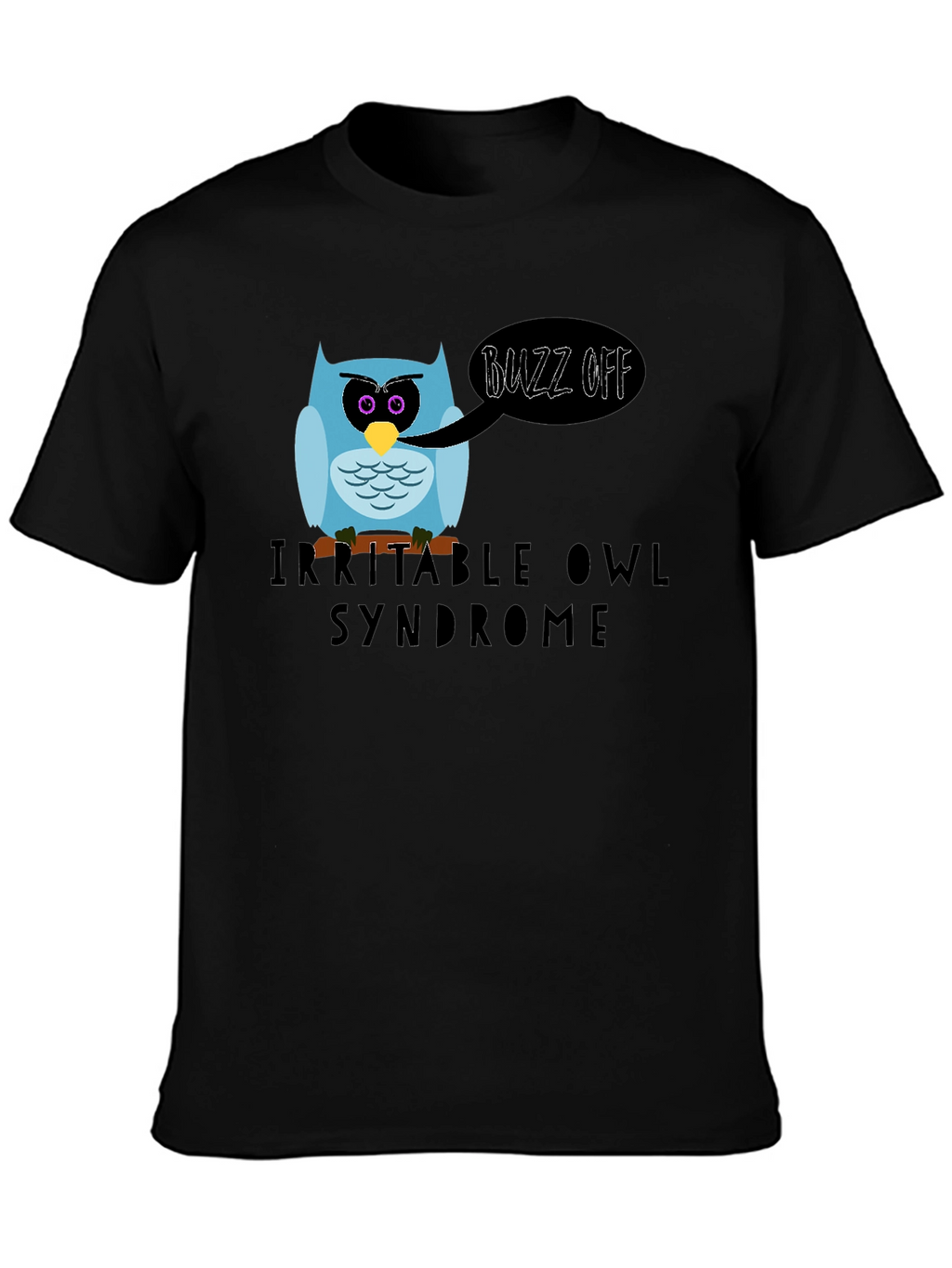 Irritable Owl Syndrome Graphic T-Shirt - Buzz Off!