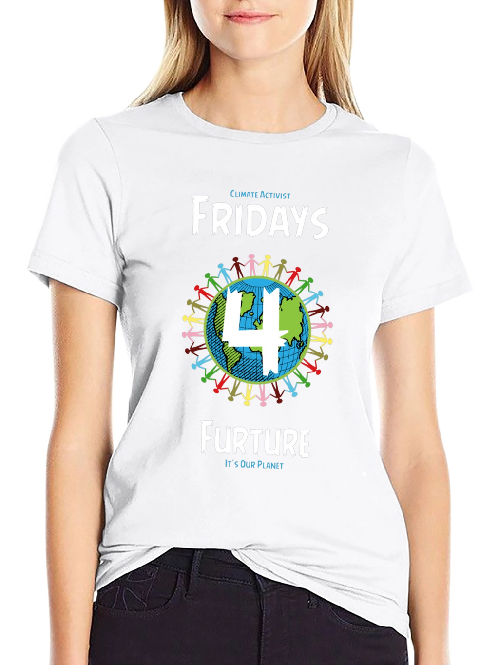 Climate Activist Fridays 4 Future Black T-Shirt