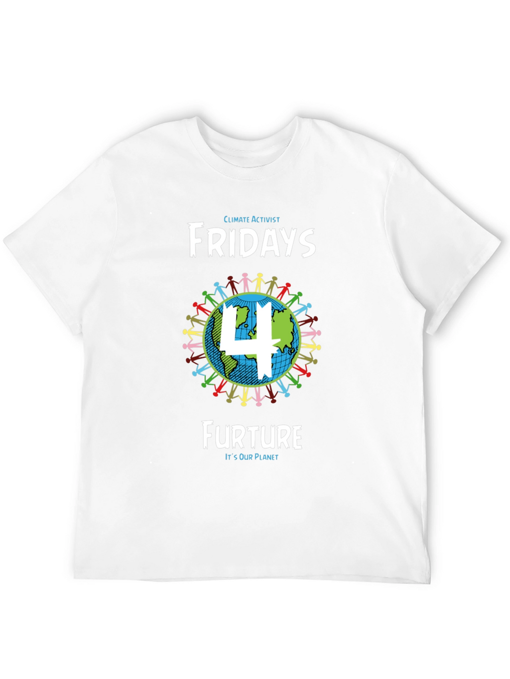 Climate Activist Fridays 4 Future Black T-Shirt