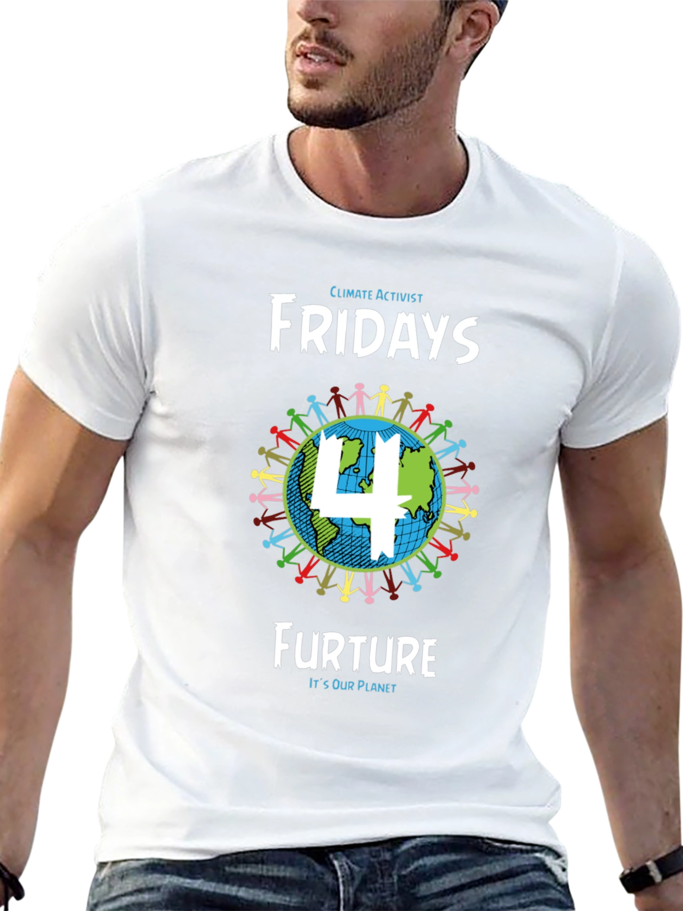 Climate Activist Fridays 4 Future Black T-Shirt