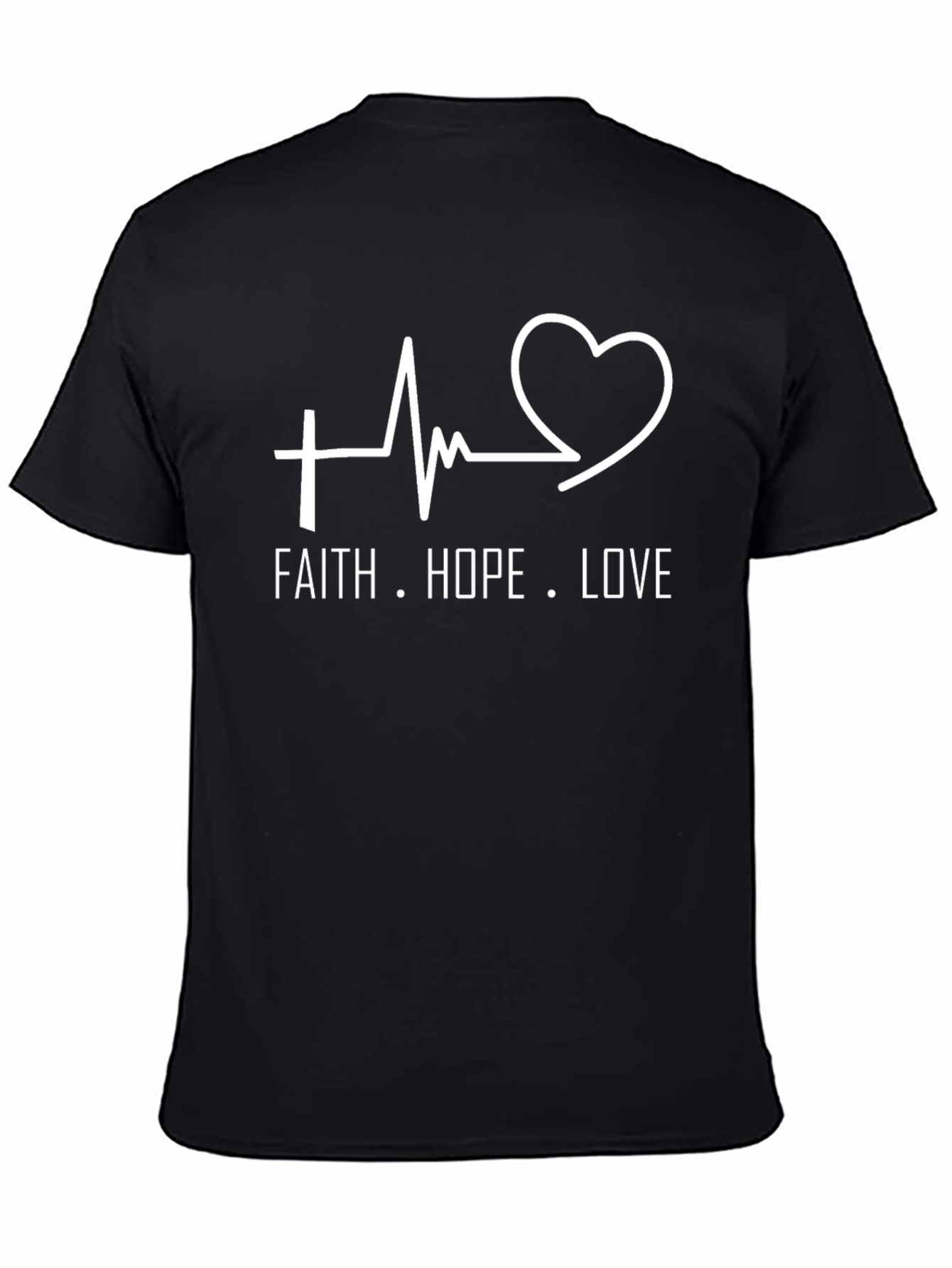 Faith Hope Love Heartbeat T-Shirt