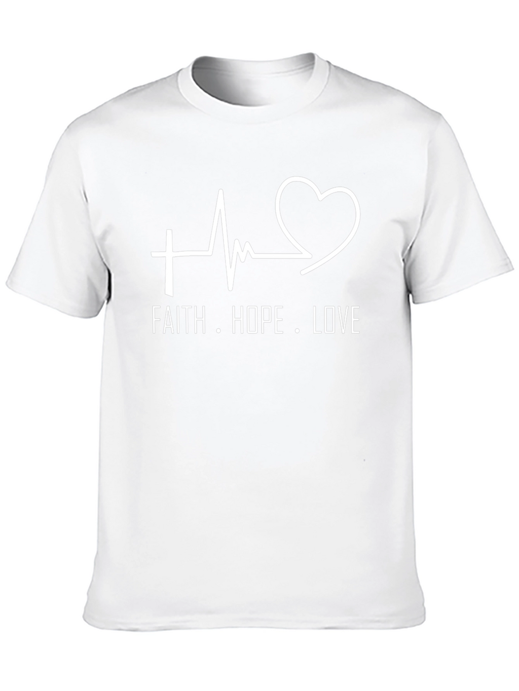 Faith Hope Love Heartbeat T-Shirt