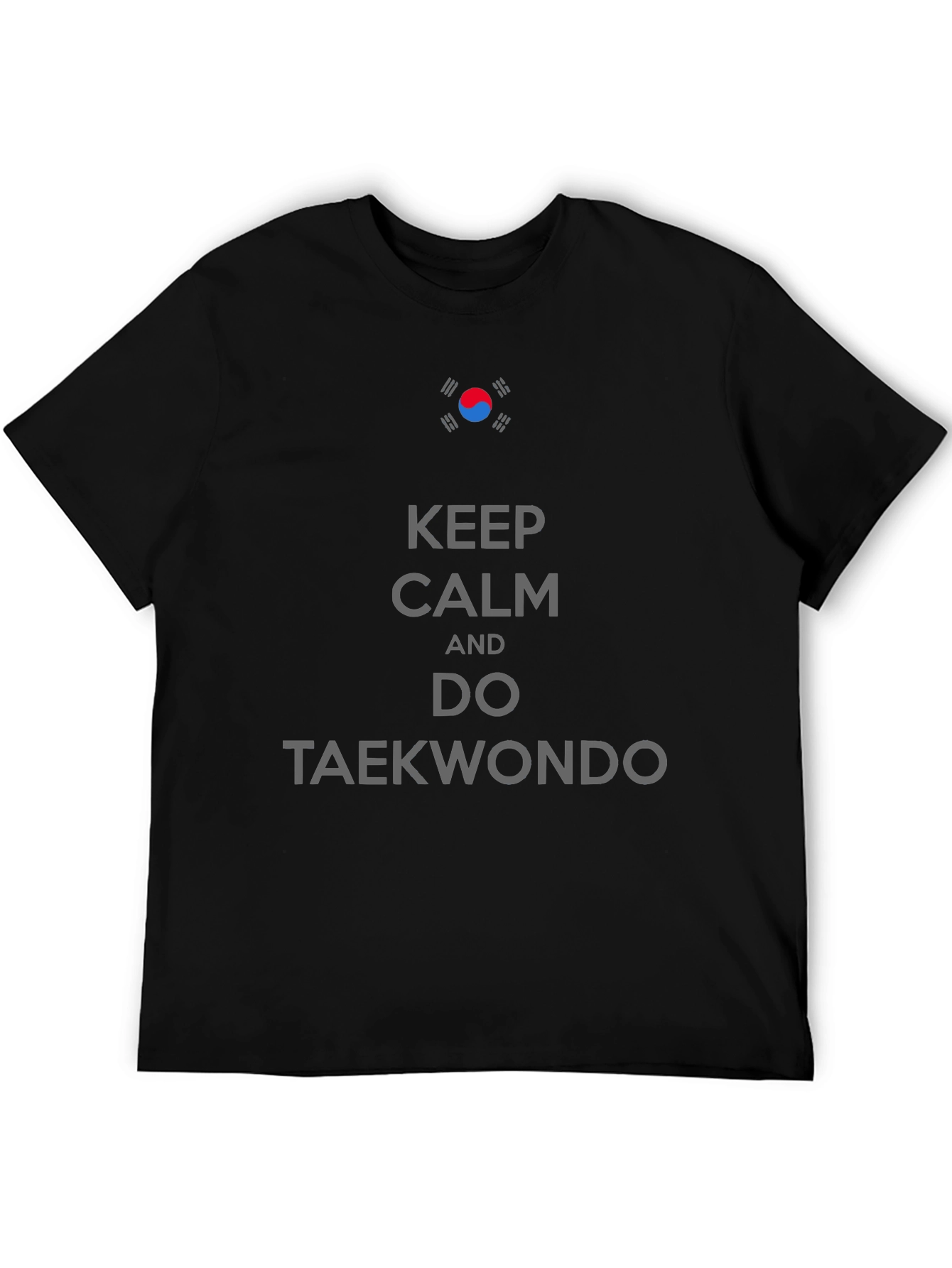Keep Calm Do Taekwondo Black Tee