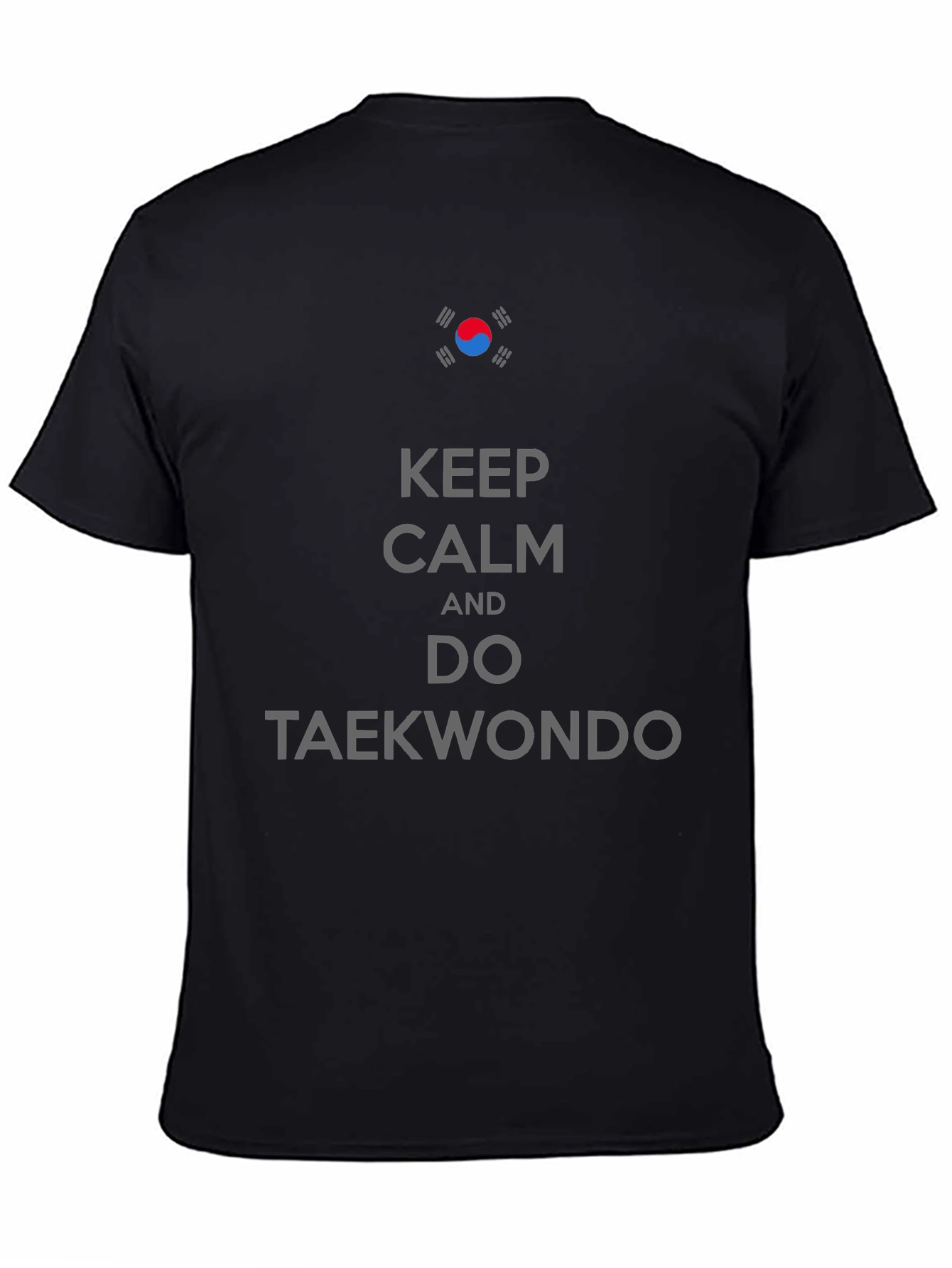 Keep Calm Do Taekwondo Black Tee