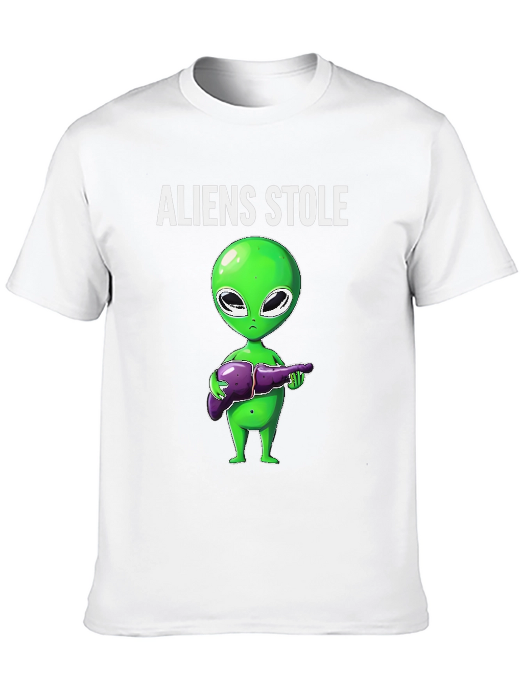 Aliens Stole My Liver Graphic T-Shirt