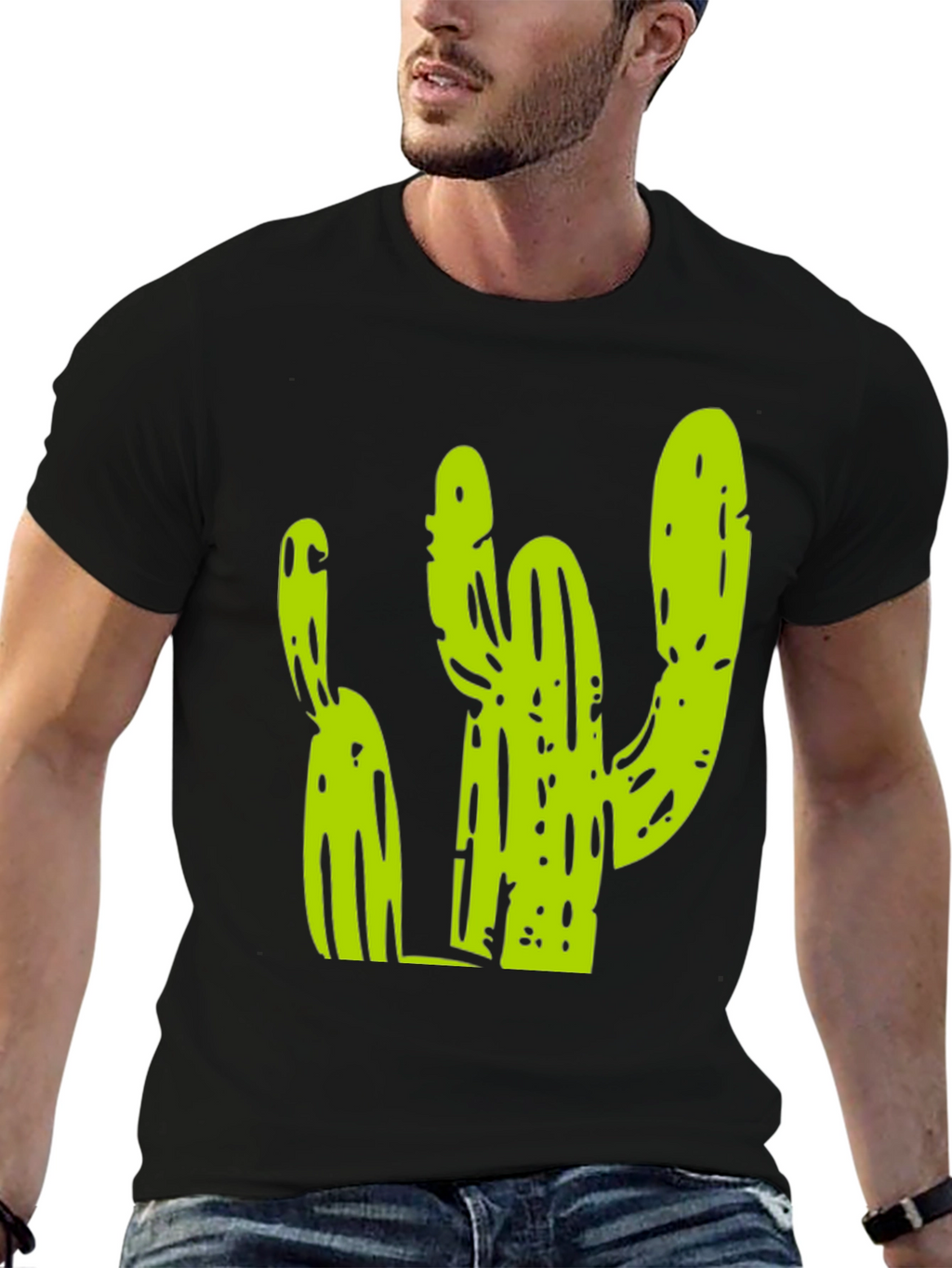 Cactus Graphic Tee - Trendy Unisex T-Shirt