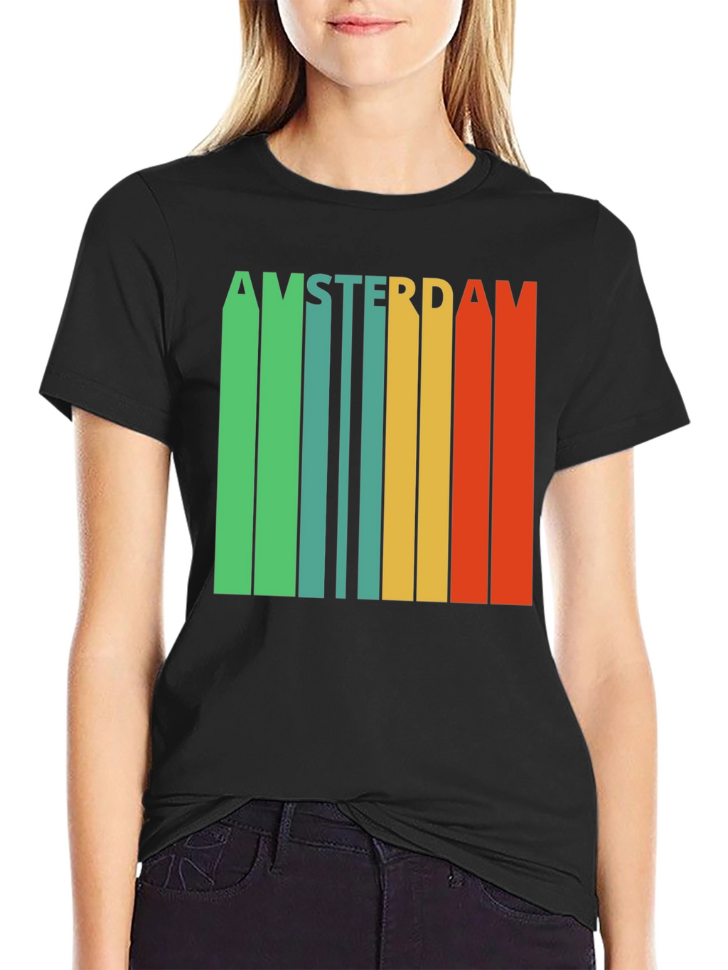 Amsterdam Retro Striped T-Shirt