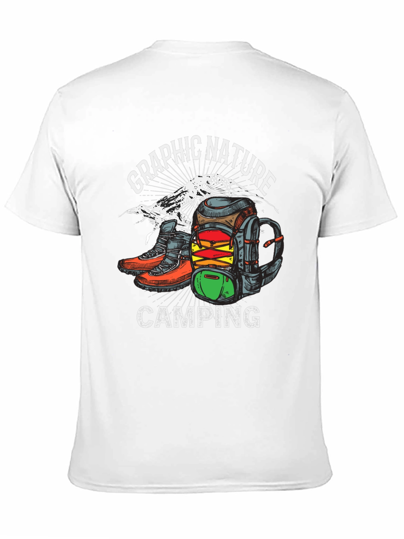 Graphic Nature Camping T-Shirt