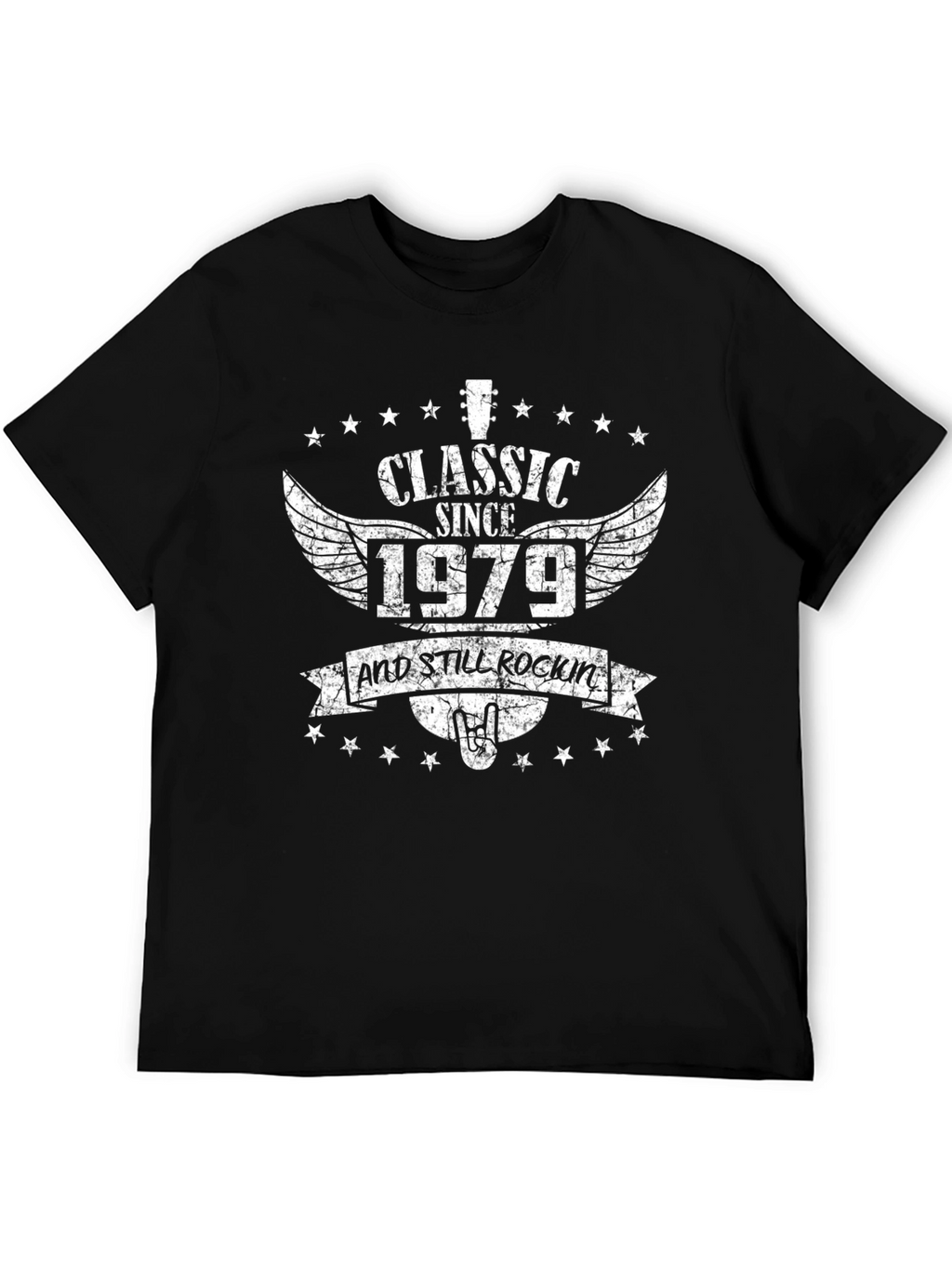 Classic Since 1979 Black Graphic T-Shirt