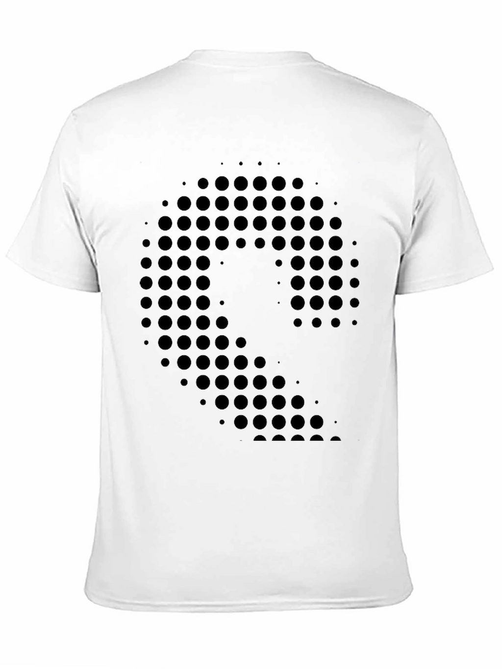 Modern Graphic Print Black T-Shirt
