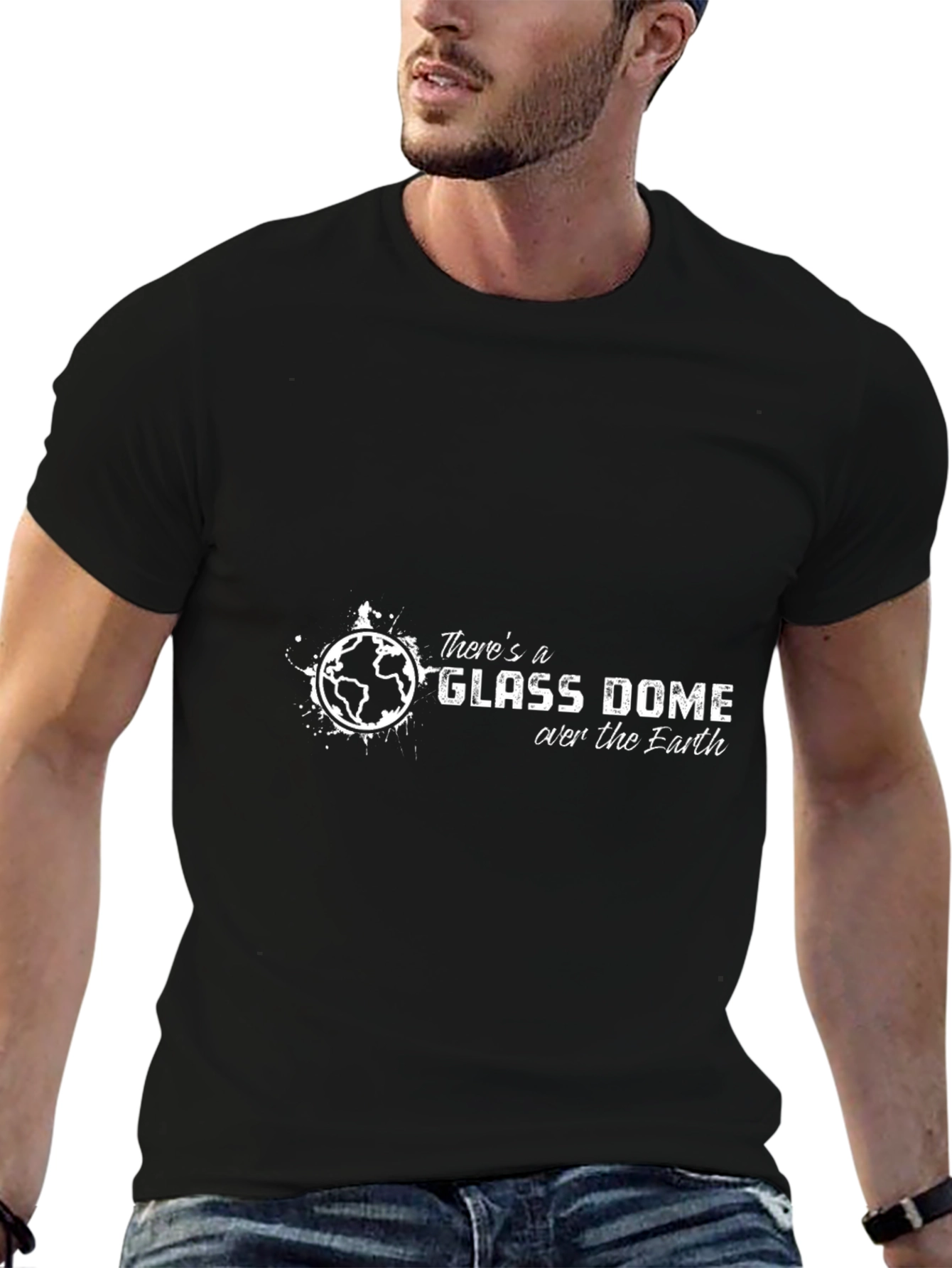 Glass Dome Earth T-Shirt - Conspiracy Theory Tee
