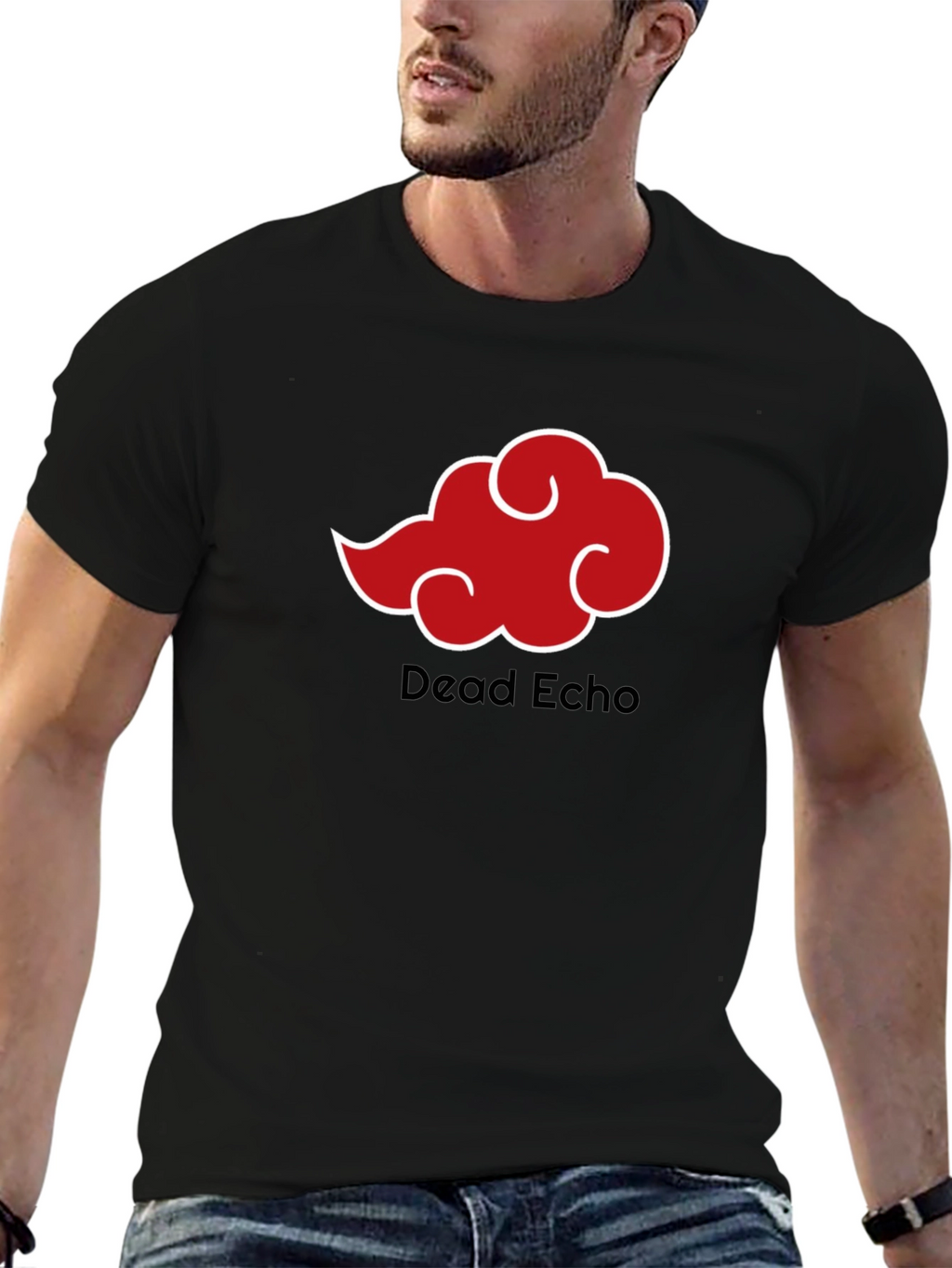 Dead Echo Cloud T-Shirt - Black Anime Style Tee