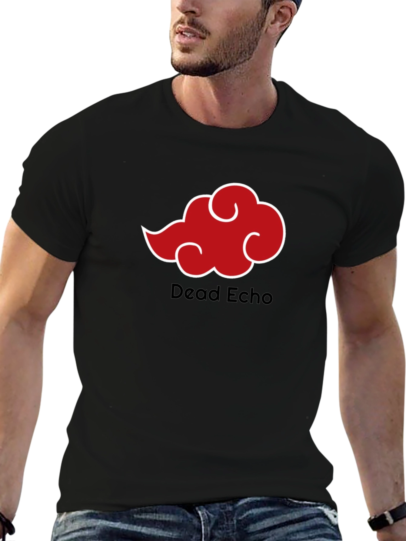 Dead Echo Cloud T-Shirt - Black Anime Style Tee