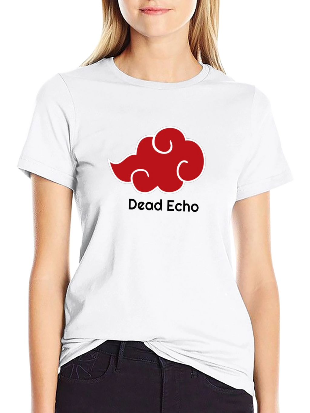 Dead Echo Cloud T-Shirt - Black Anime Style Tee