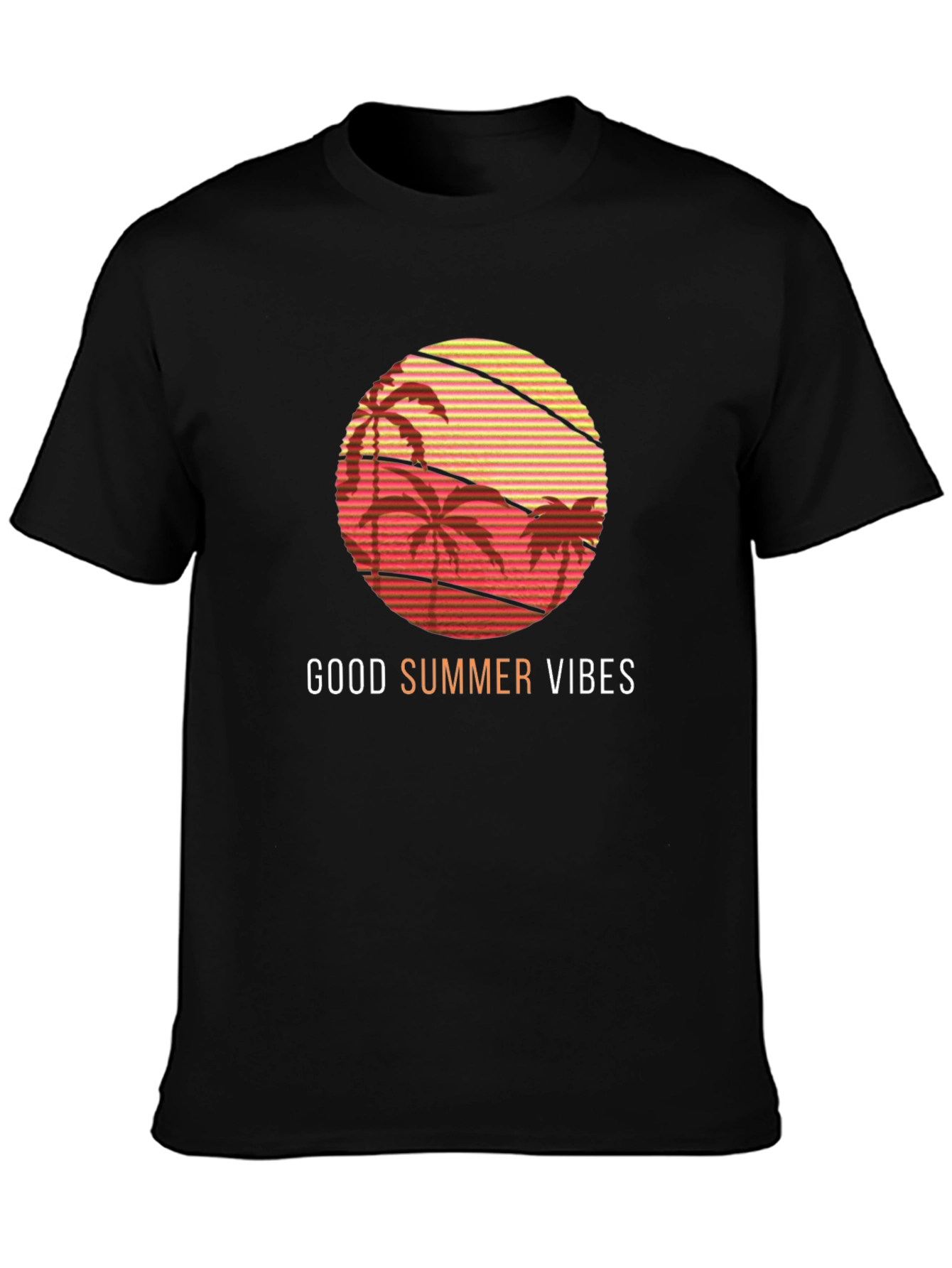 Good Summer Vibes Graphic Tee - Black