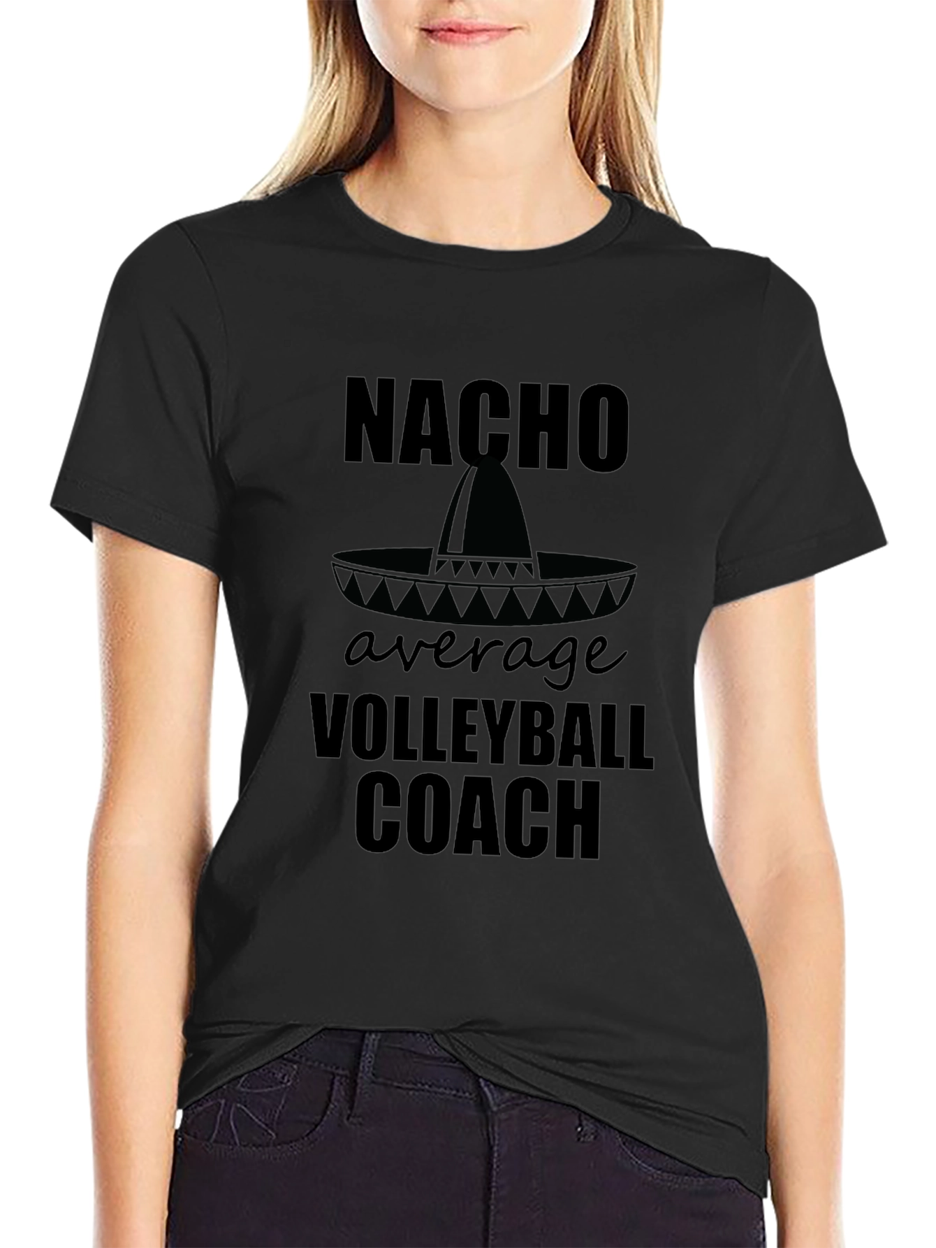 Nacho Average Volleyball Coach T-Shirt