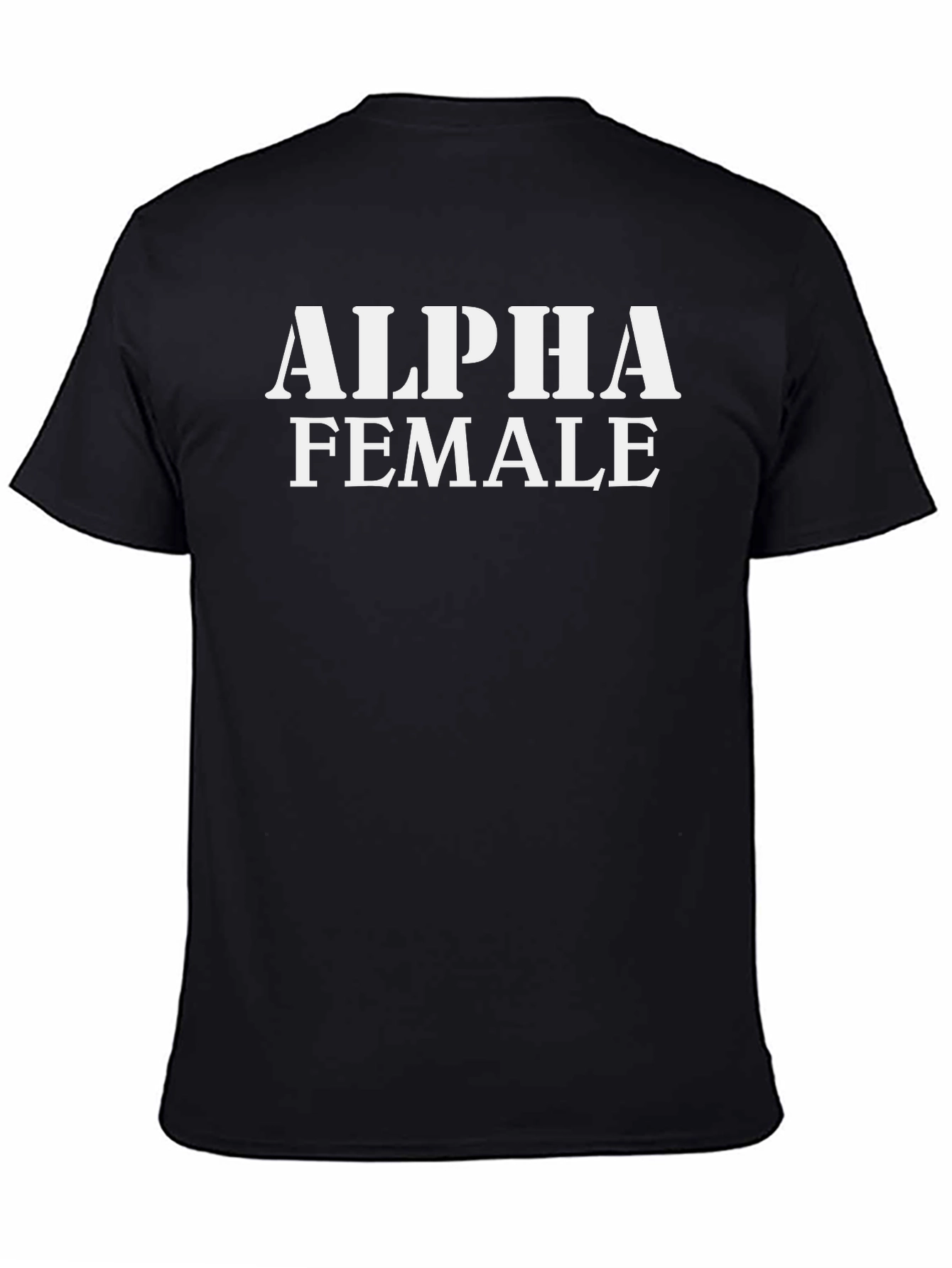 Alpha Female Graphic Tee - Black