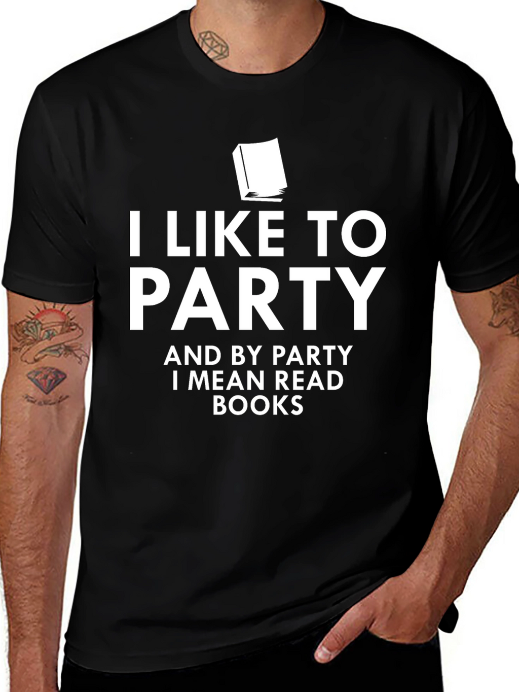 I Like to Party Read Books T-Shirt