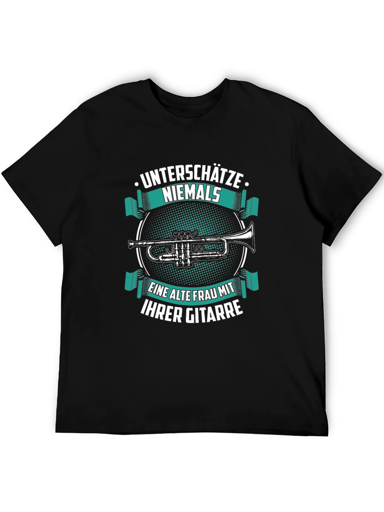 Trumpet Graphic Tee - Unterschatze Niemals