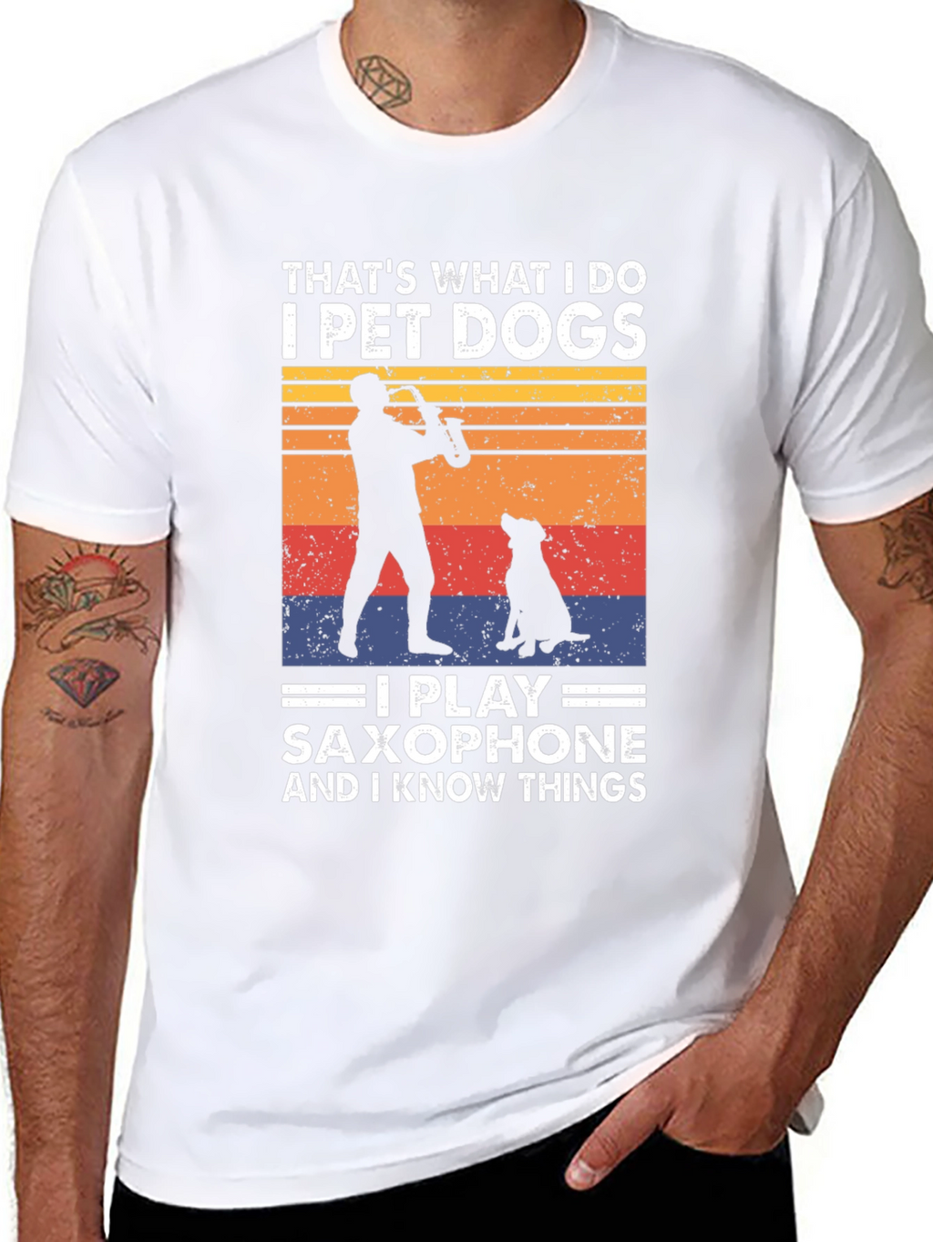 Pet Dogs Saxophone T-Shirt