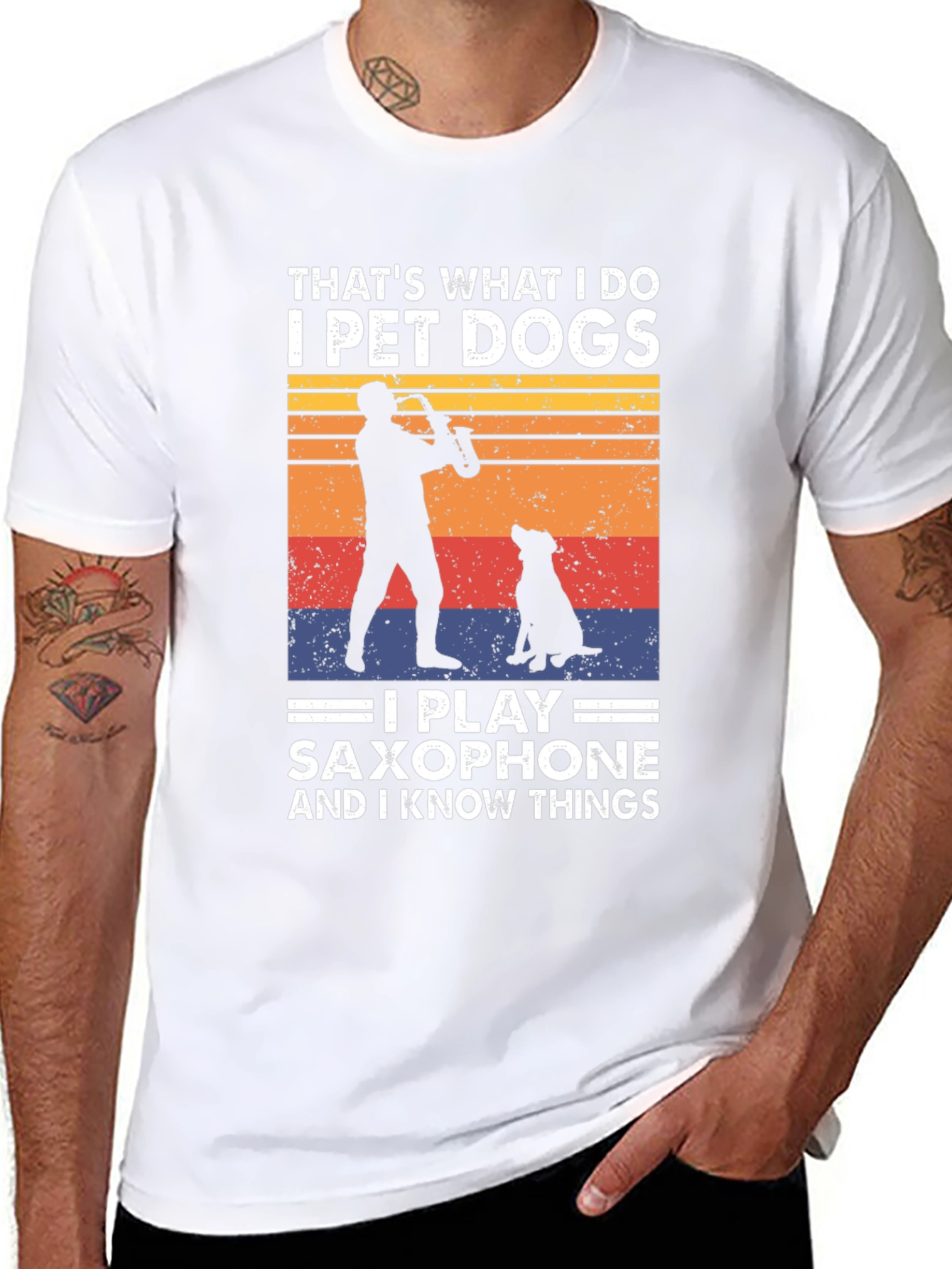 Pet Dogs Saxophone T-Shirt