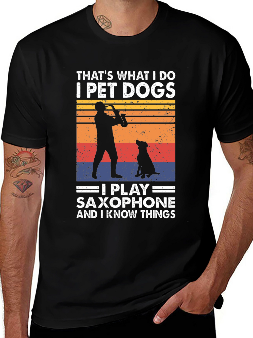 Pet Dogs Saxophone T-Shirt