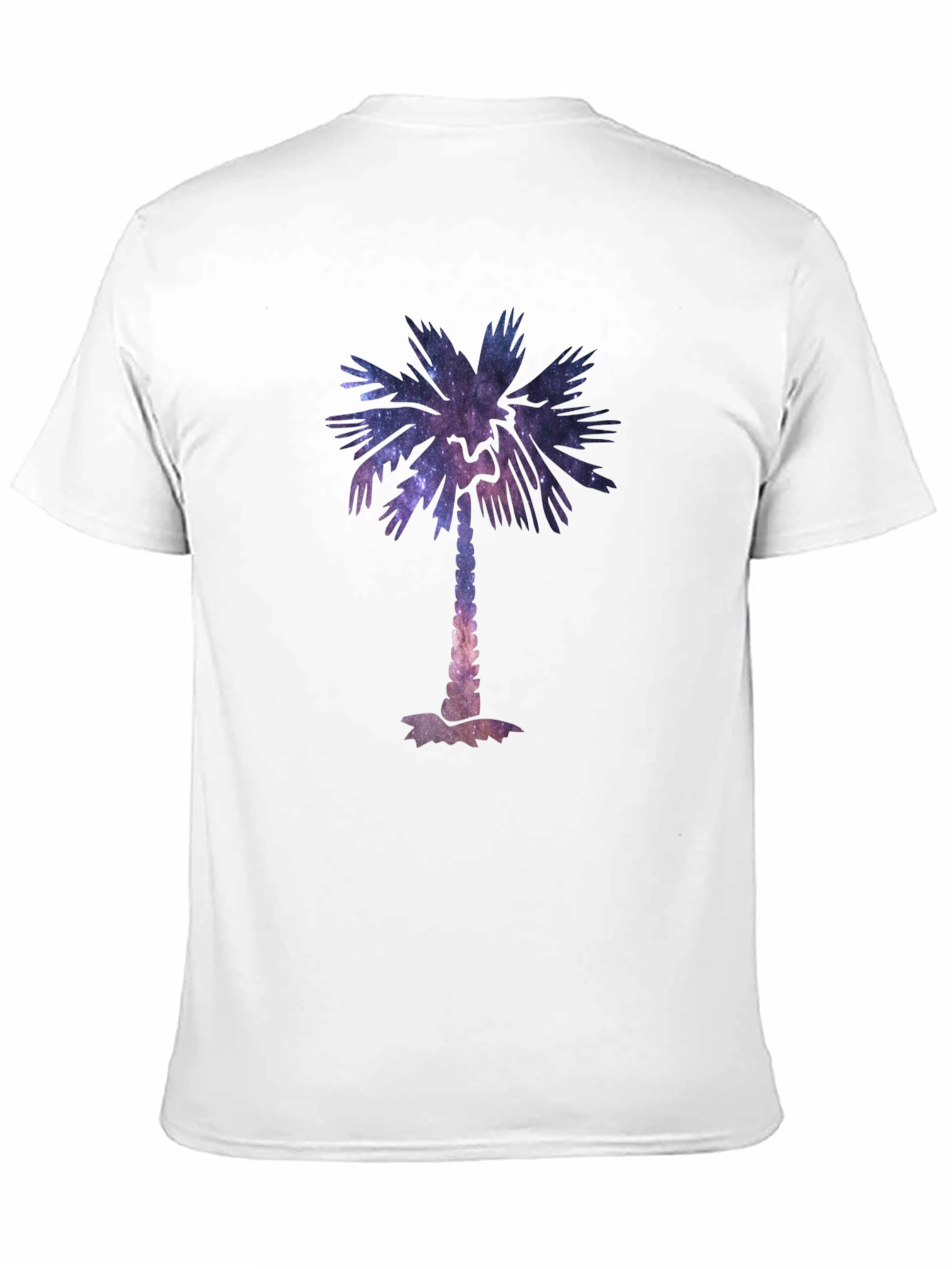 Galaxy Palm Tree Graphic Tee - Cool Unisex T-Shirt