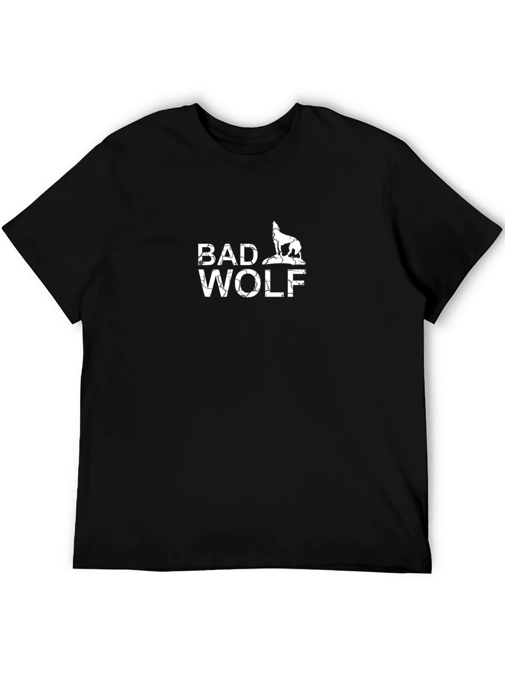 Bad Wolf Graphic Tee - Stylish Crew Neck T-Shirt
