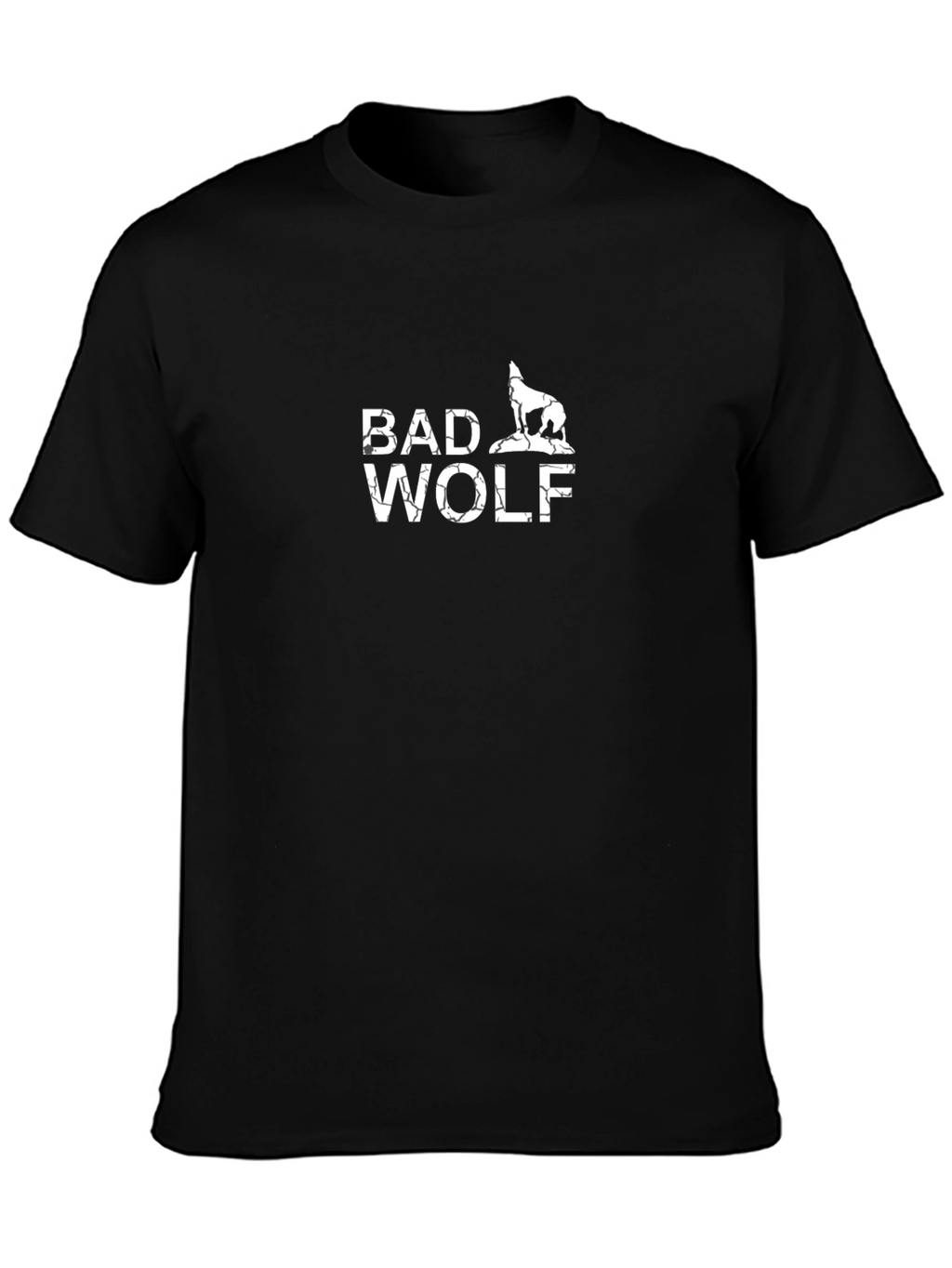 Bad Wolf Graphic Tee - Stylish Crew Neck T-Shirt