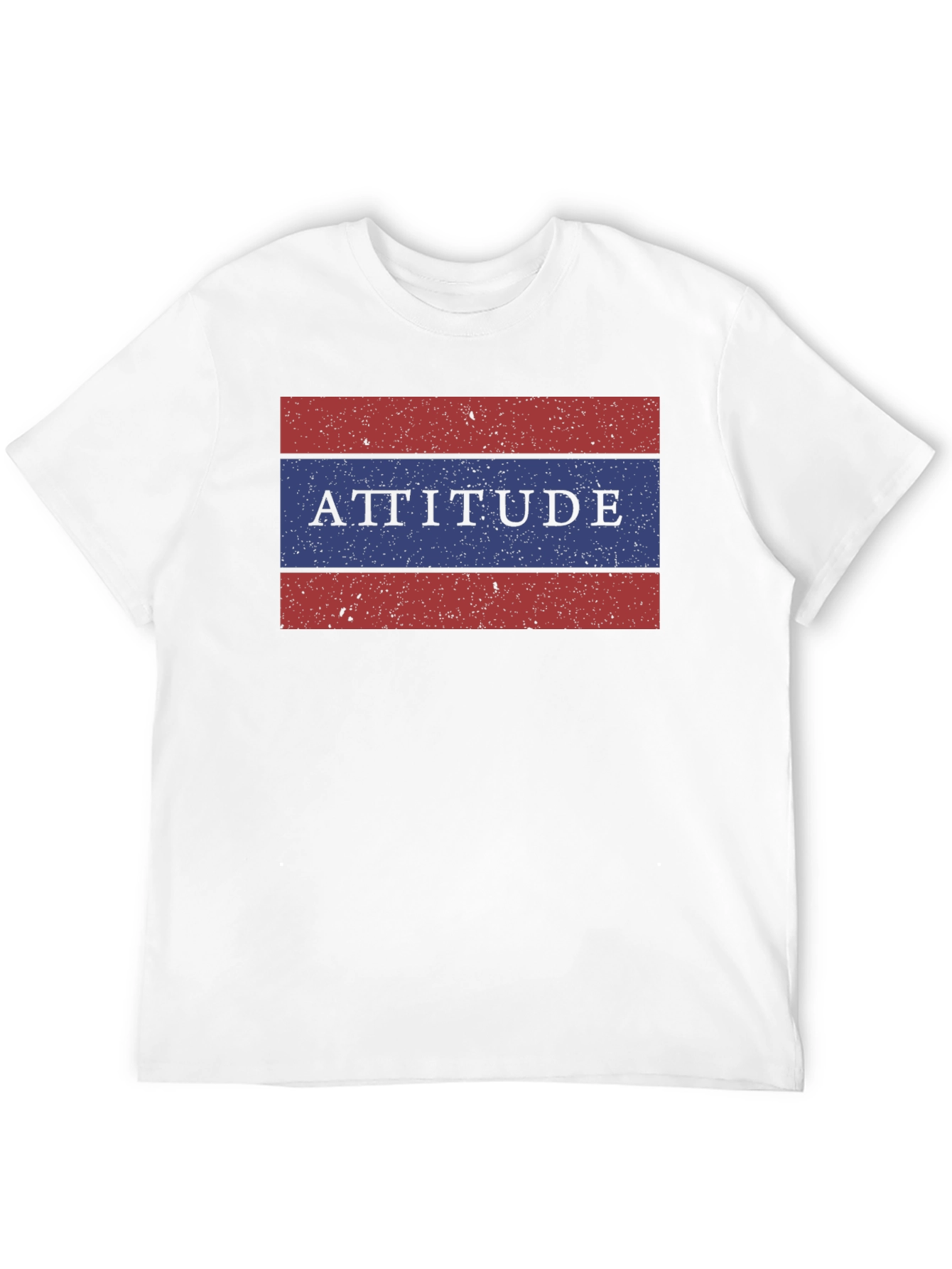 Attitude Graphic Tee - Black Casual T-Shirt