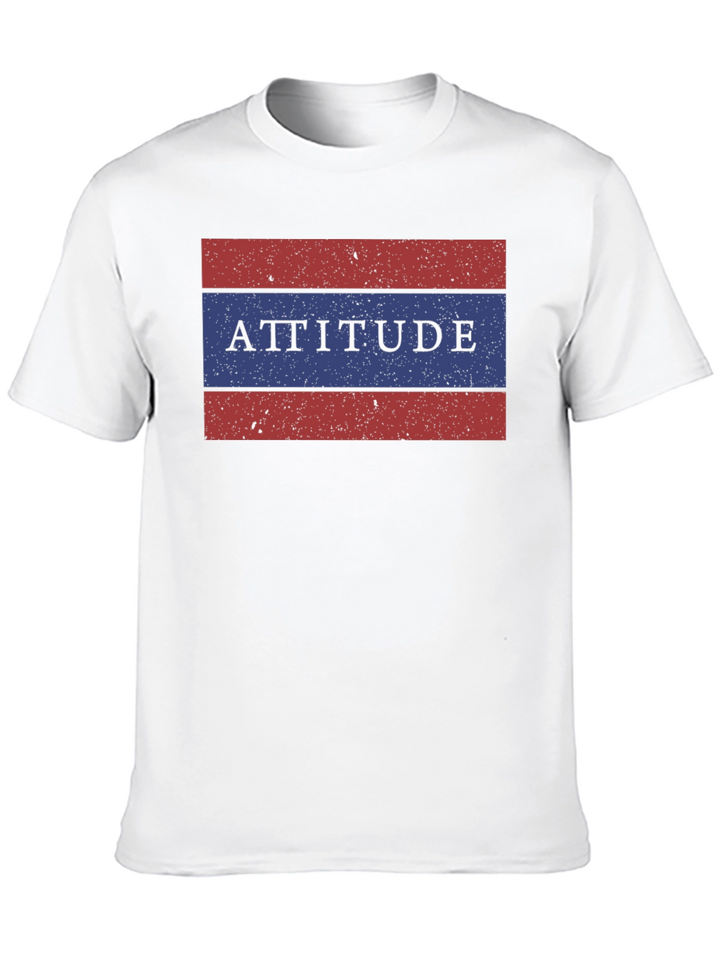 Attitude Graphic Tee - Black Casual T-Shirt