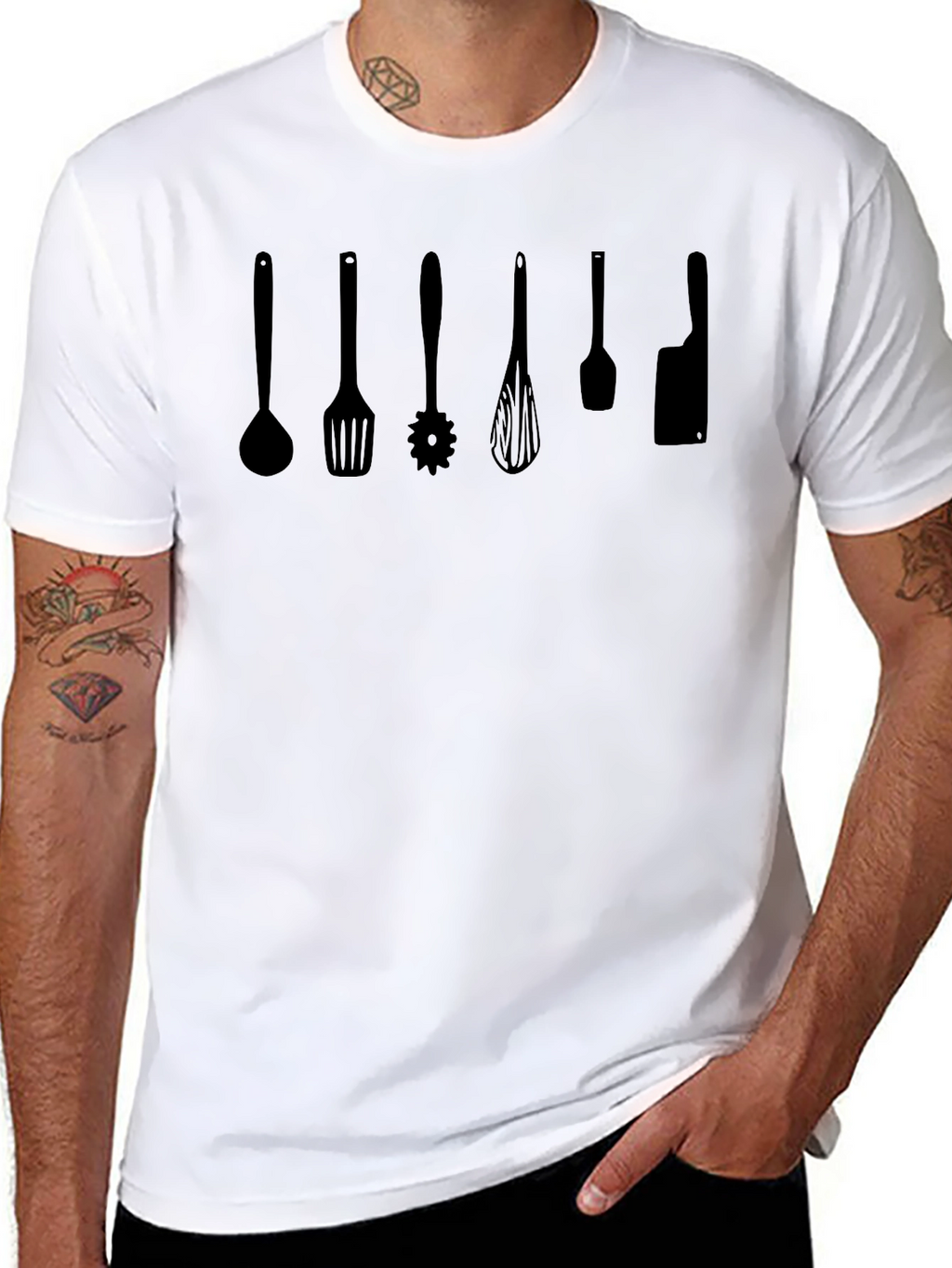 Chef Tools Graphic Tee - Black
