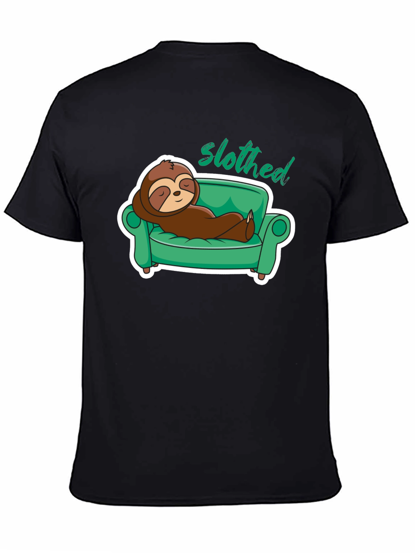 Slothed Relaxing Sloth T-Shirt Funny Graphic Tee