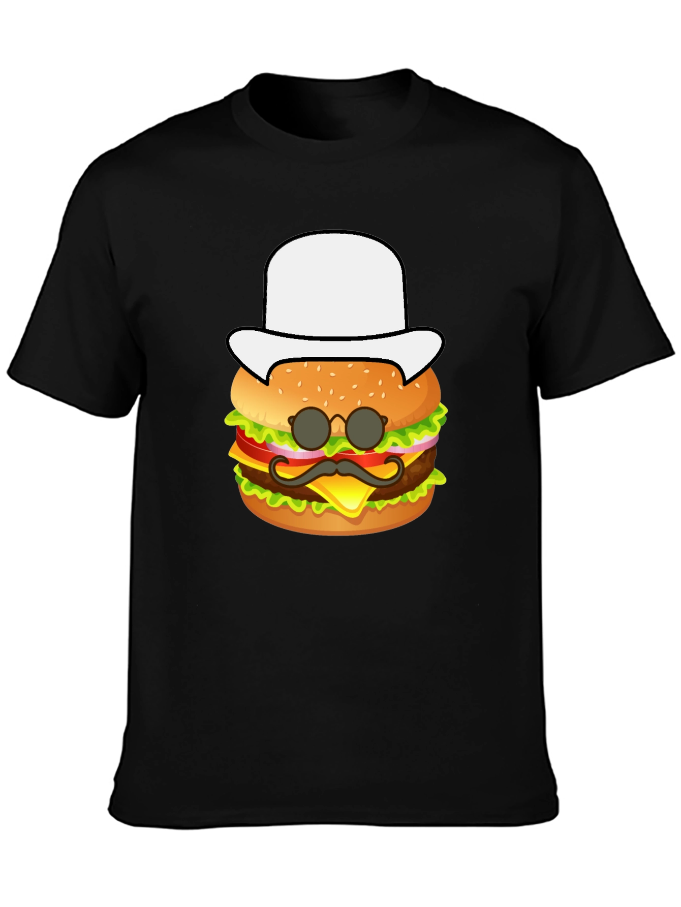 Burger Graphic Tee - Funny Food Shirt