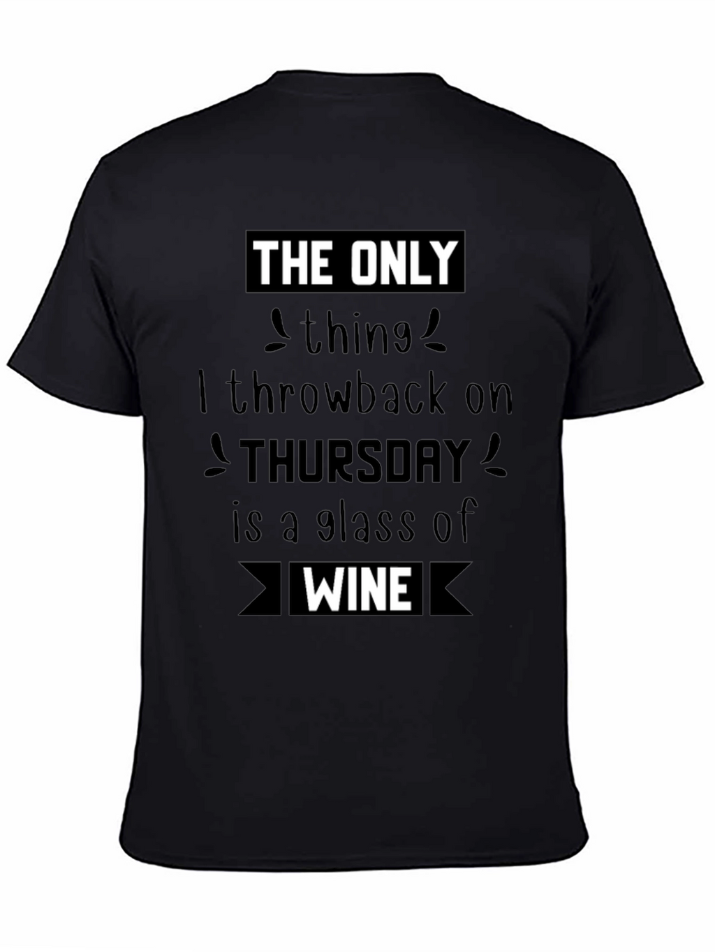 Thursday Wine Throwback Tee