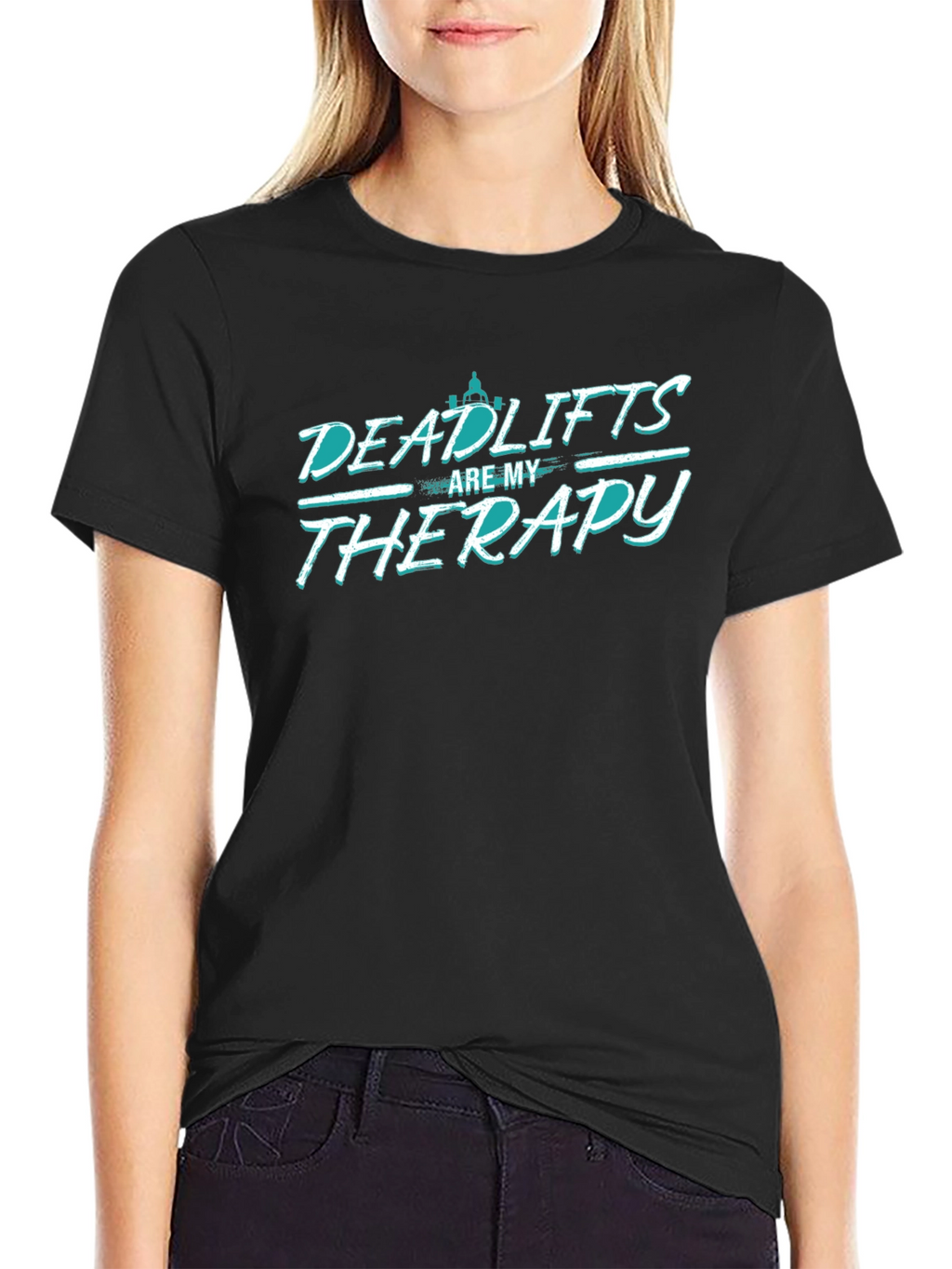 Deadlifts Are My Therapy Graphic Tee