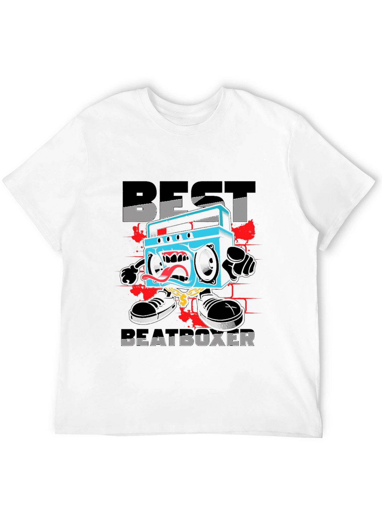 Best Beatboxer Graphic Tee - Black Cotton T-Shirt