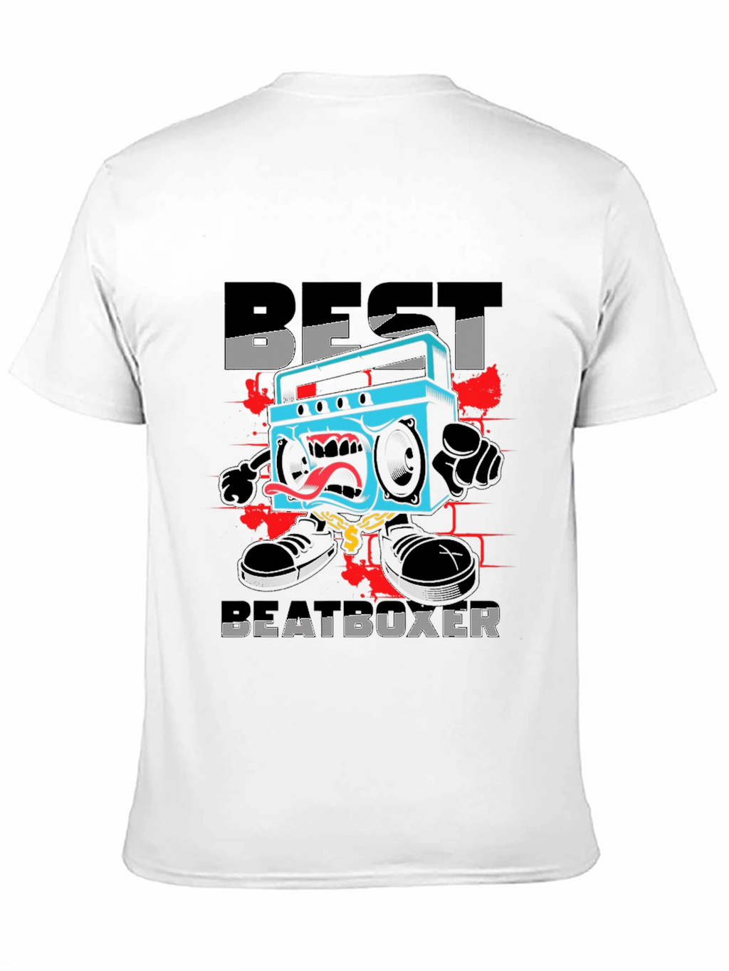 Best Beatboxer Graphic Tee - Black Cotton T-Shirt