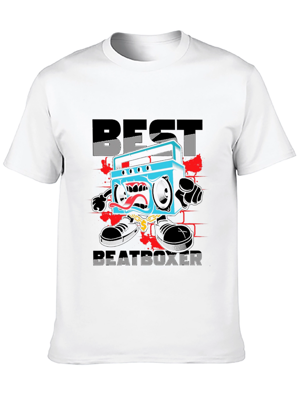 Best Beatboxer Graphic Tee - Black Cotton T-Shirt