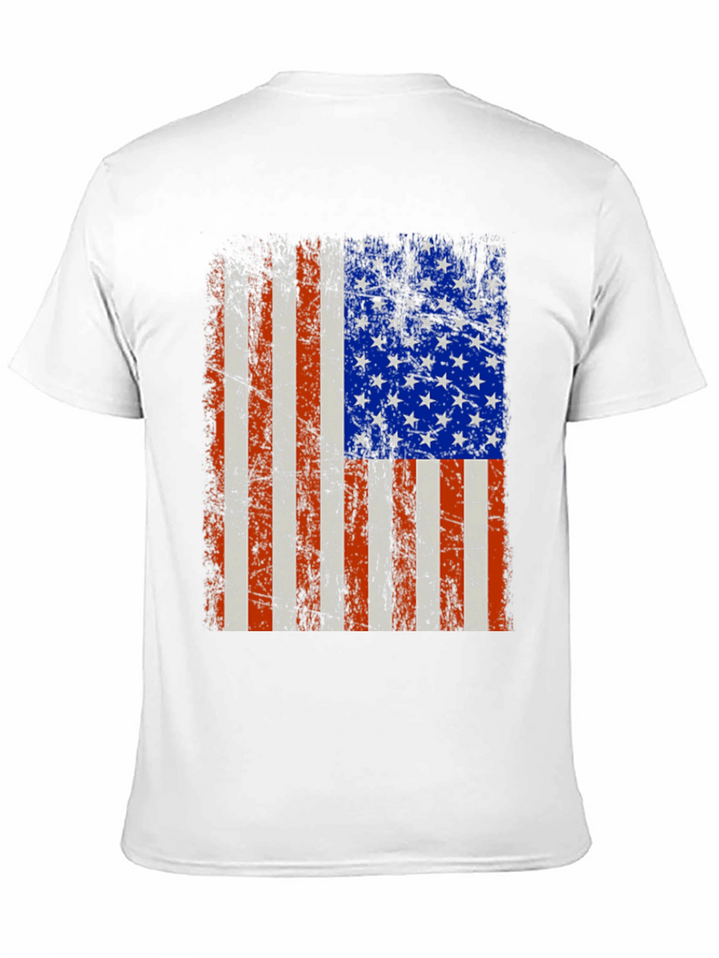 Distressed American Flag Graphic Tee