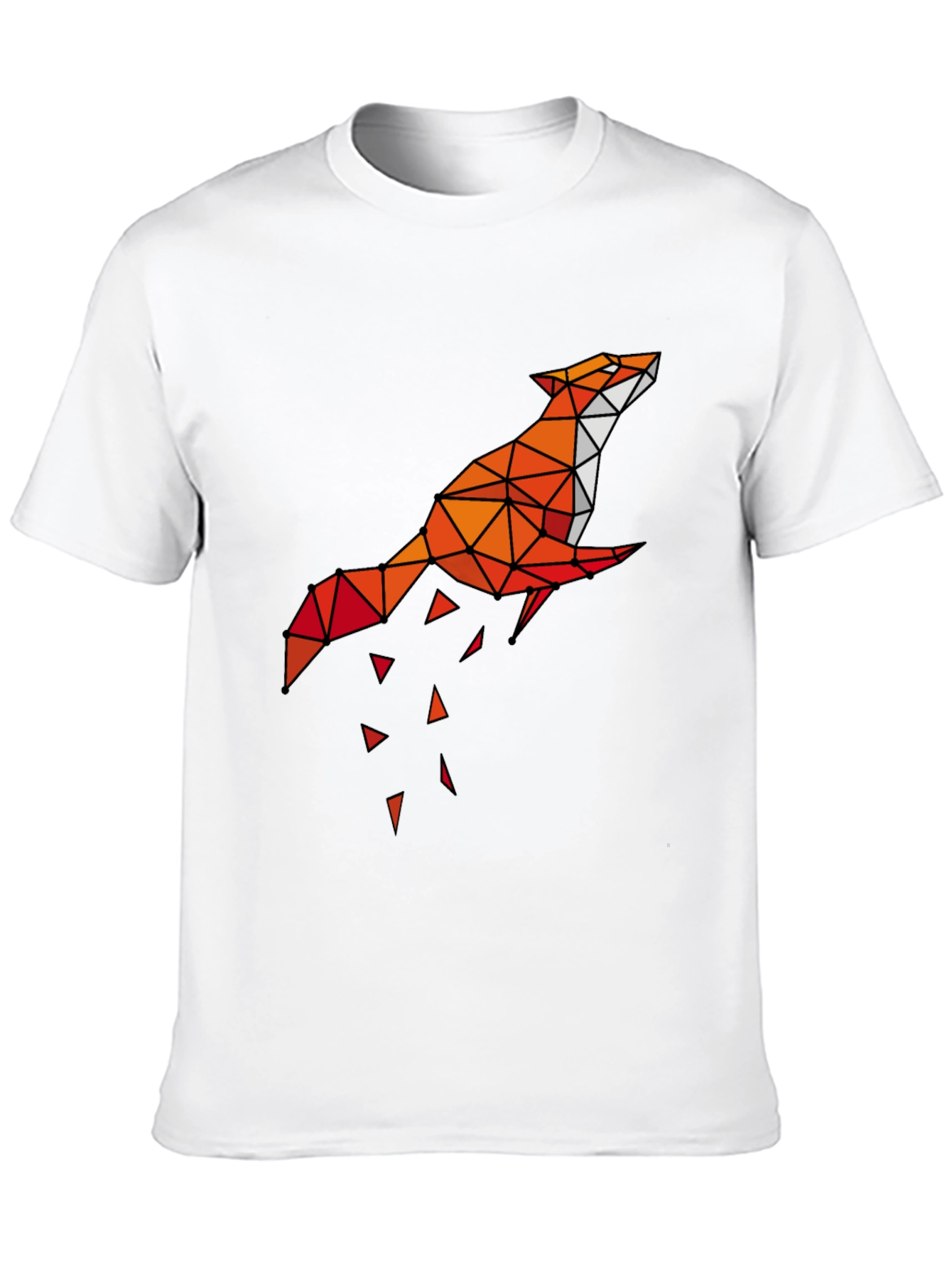 Geometric Fox Graphic Tee - Modern Menswear