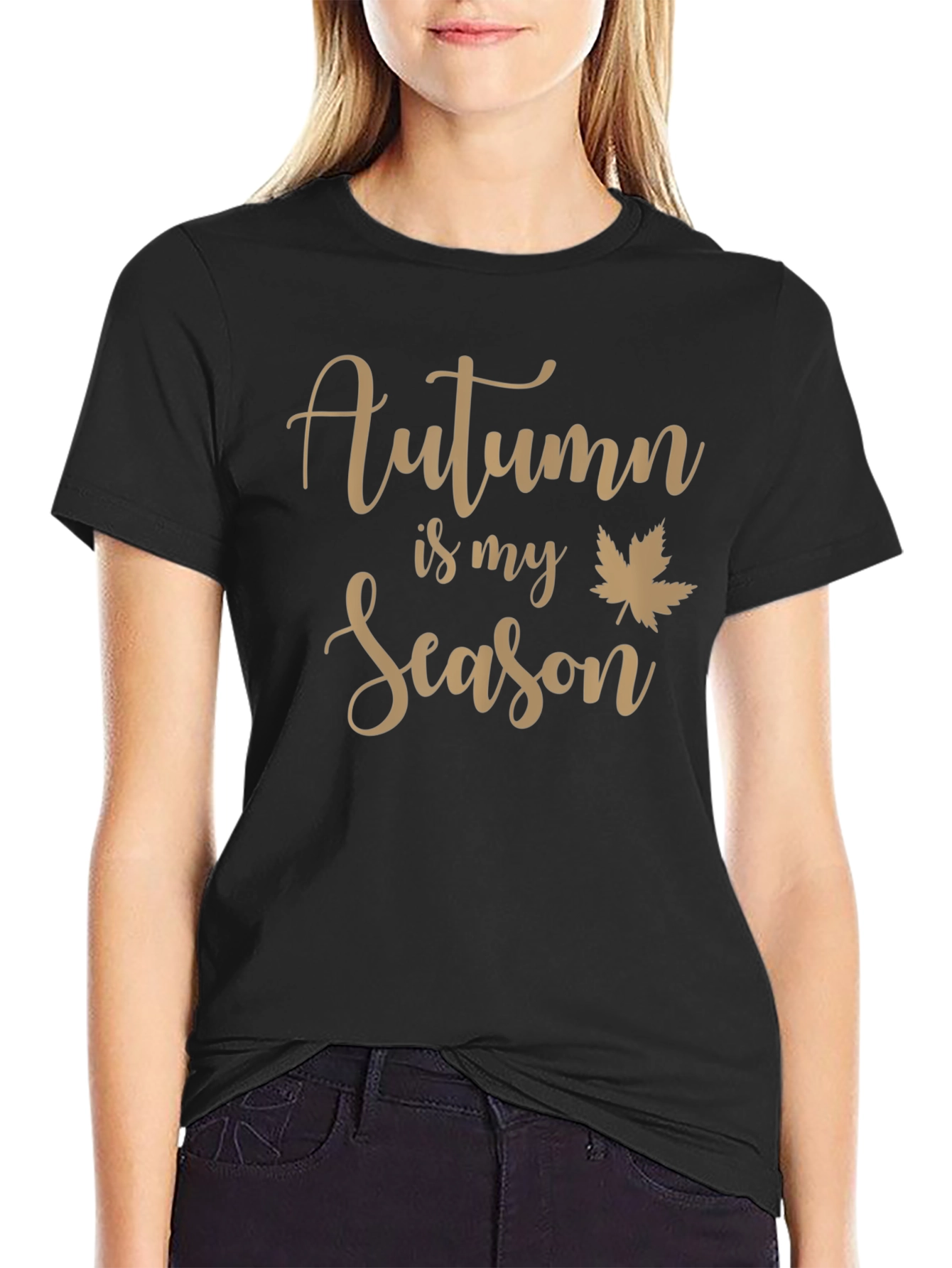 Autumn Is My Season T-Shirt - Fall Maple Leaf Tee