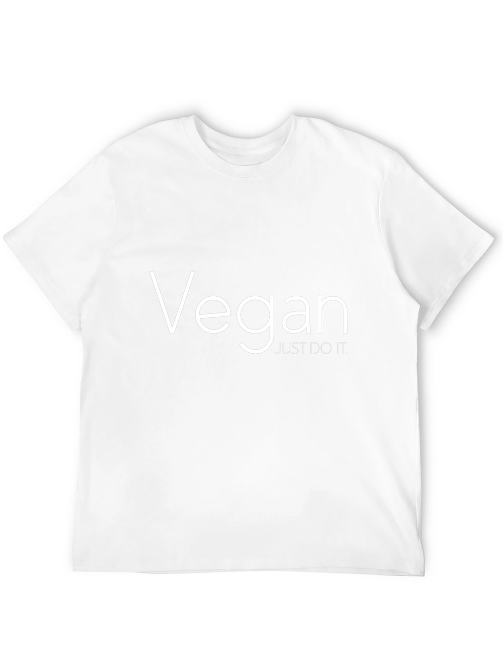 Vegan Just Do It T-Shirt - Black Cotton Tee