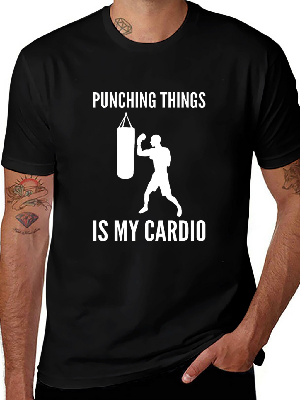 Punching Things Is My Cardio T-Shirt