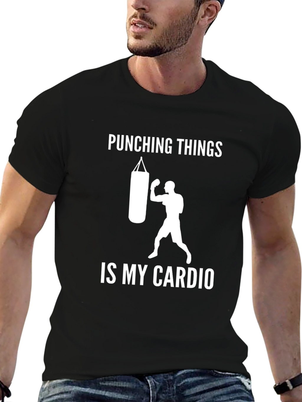 Punching Things Is My Cardio T-Shirt