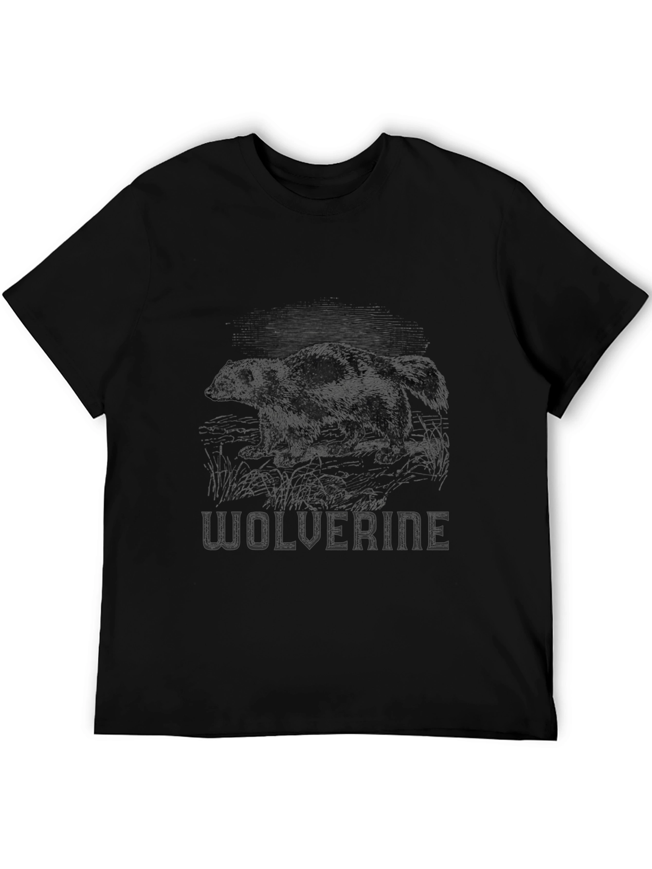 Wolverine Graphic Print Black T-Shirt