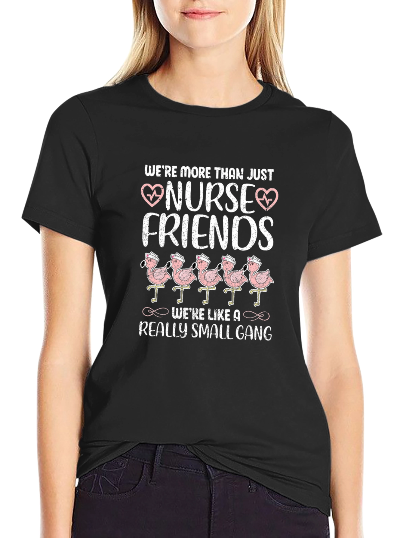 Nurse Friends T-Shirt Flamingo Gang Tee